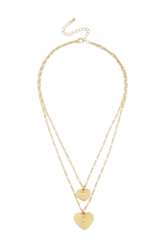 Adore You Heart Necklace - Gold sold by Miss Lola