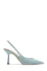 Karia Slingback Pumps - Denim sold by Miss Lola