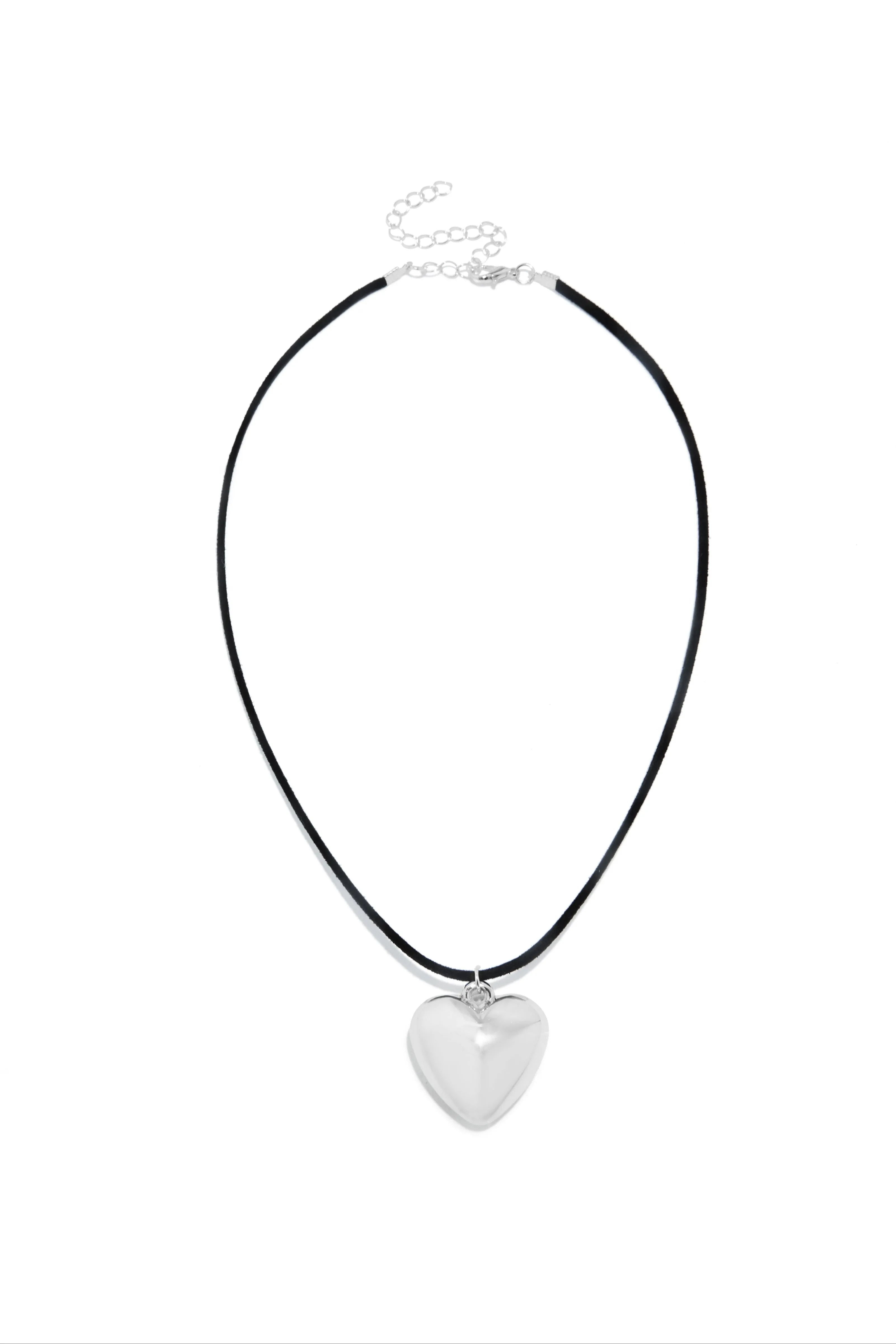 Love Era Heart Necklace - Silver sold by Miss Lola
