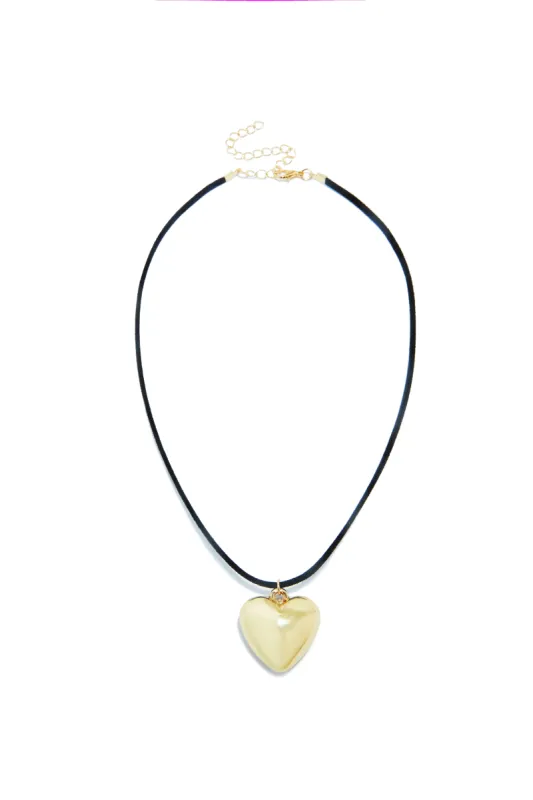 Love Era Heart Necklace - Gold sold by Miss Lola