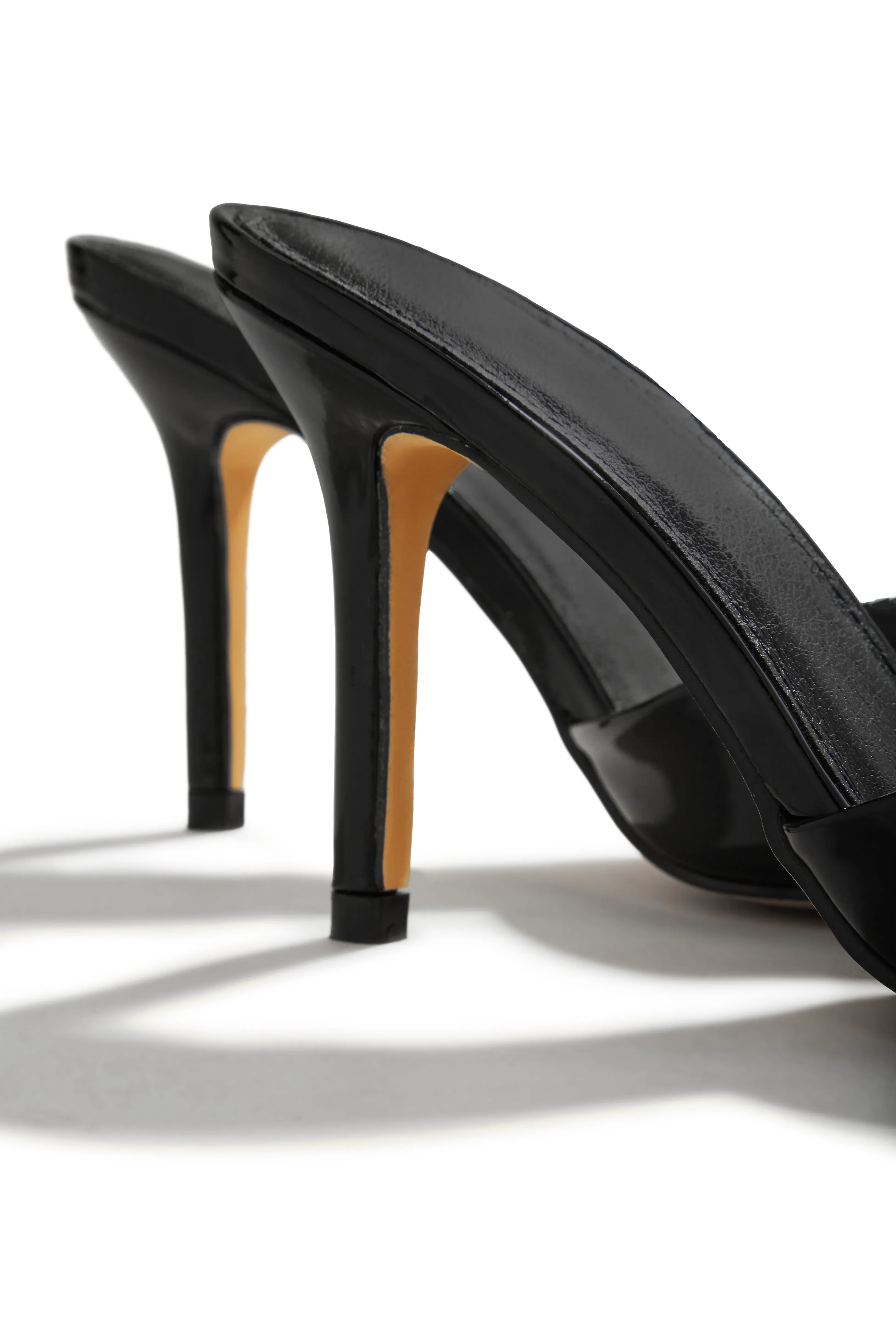 Kelia Mid Heel Mules - Black sold by Miss Lola product image thumbnail 3