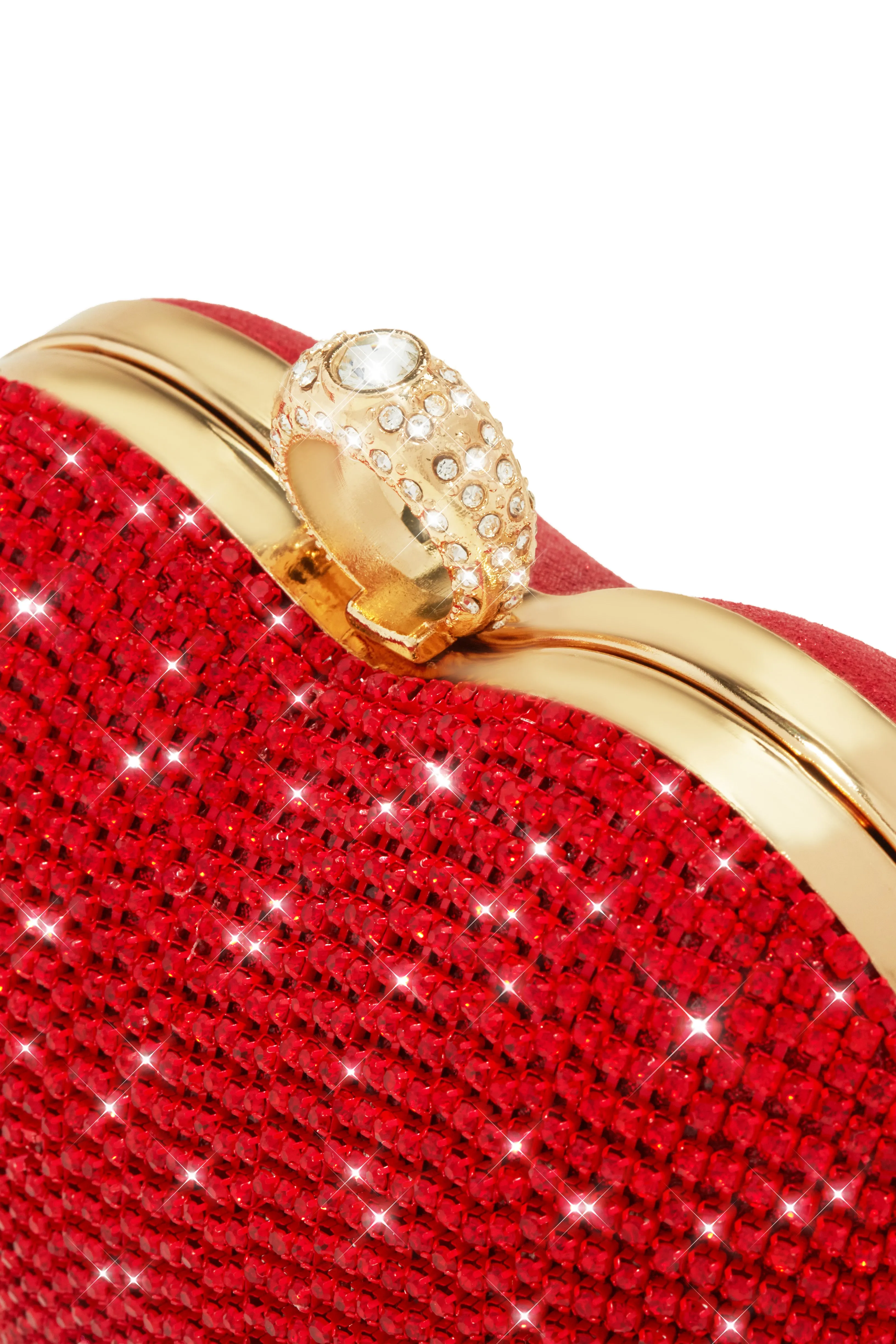 Wild Heart Embellished Heart Bag - Red sold by Miss Lola product image thumbnail 3