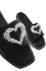 Love Island Embellished Slip On Sandals - Black sold by Miss Lola