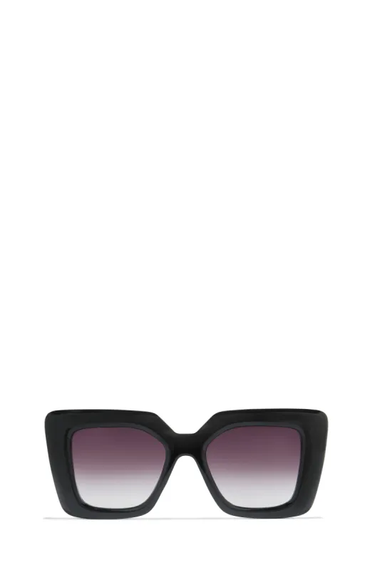Katie Oversized Sunglasses - Black Ombre sold by Miss Lola