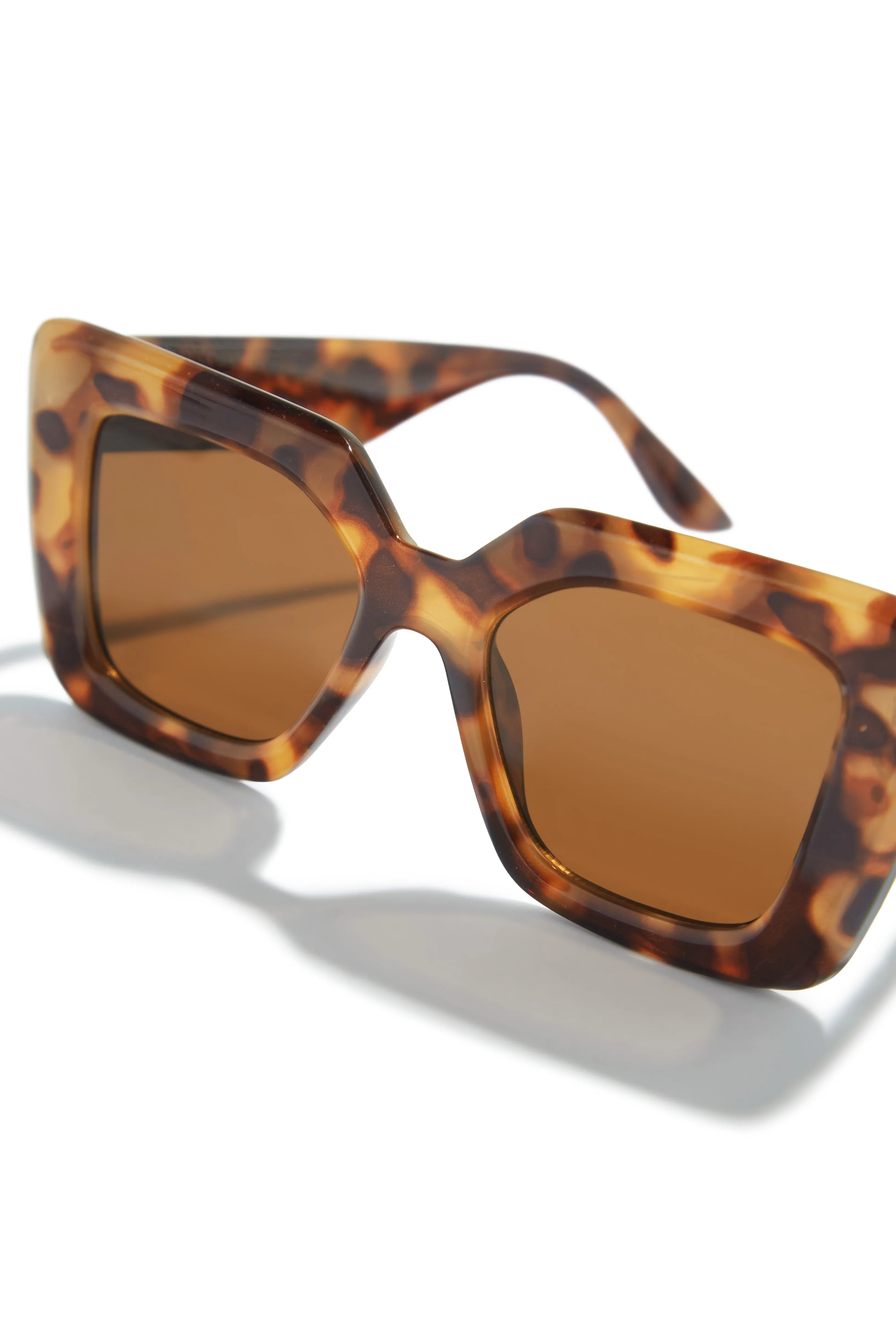 Katie Oversized Sunglasses - Tortoise sold by Miss Lola product image thumbnail 2