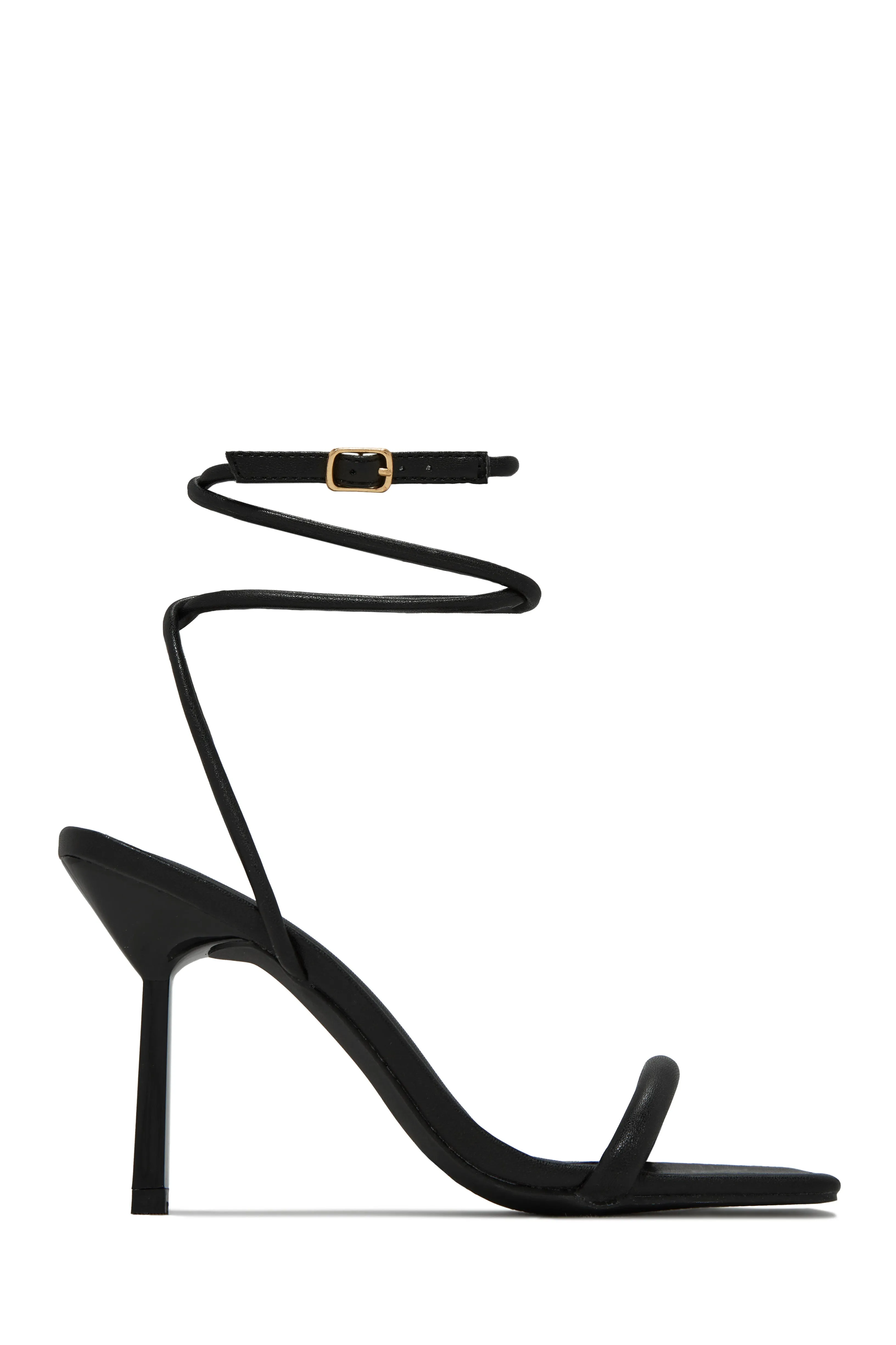 London Single Sole Mid Heels - Black sold by Miss Lola product image thumbnail 3