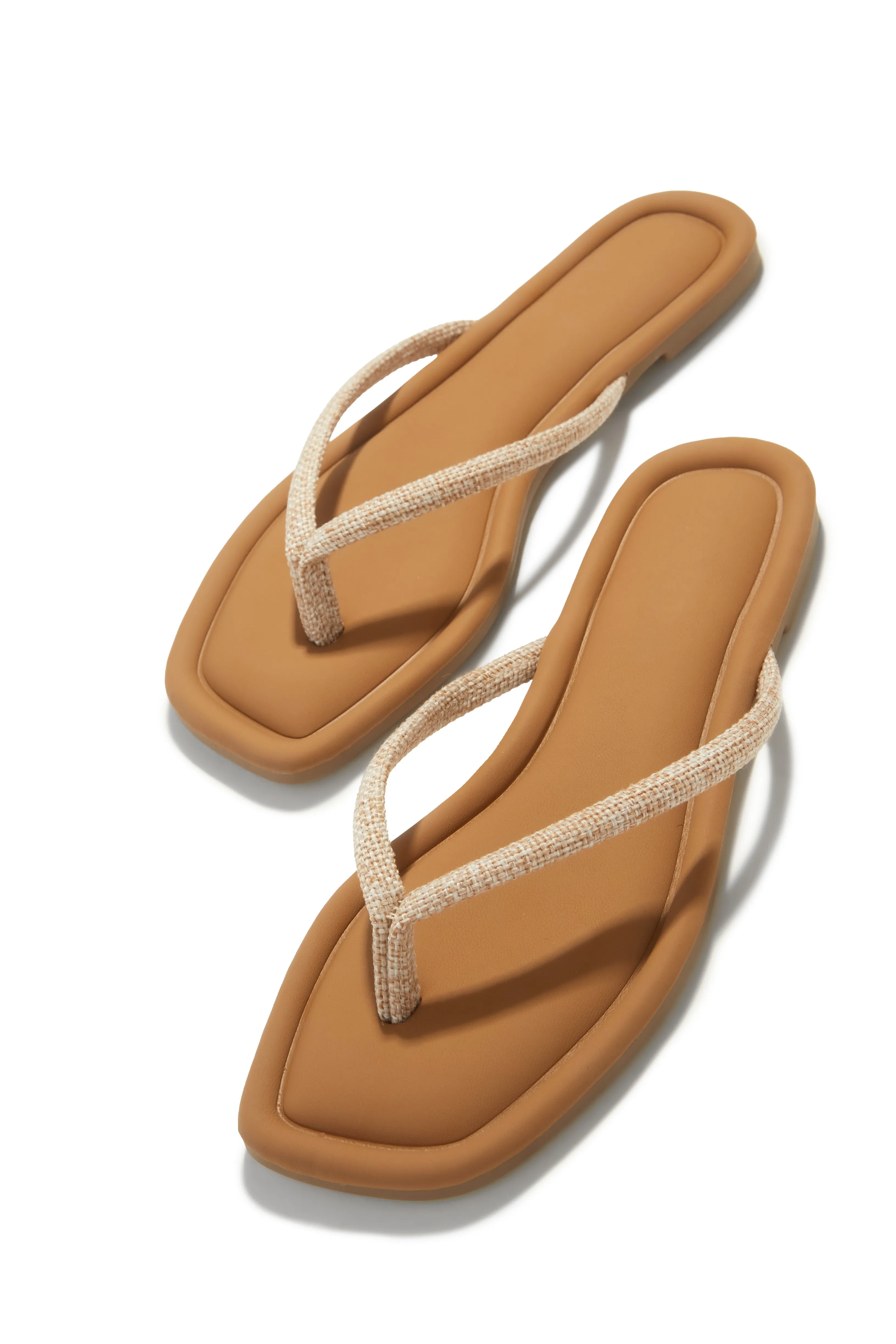 Slip Into Summer Thong Sandals - Nude sold by Miss Lola product image thumbnail 2