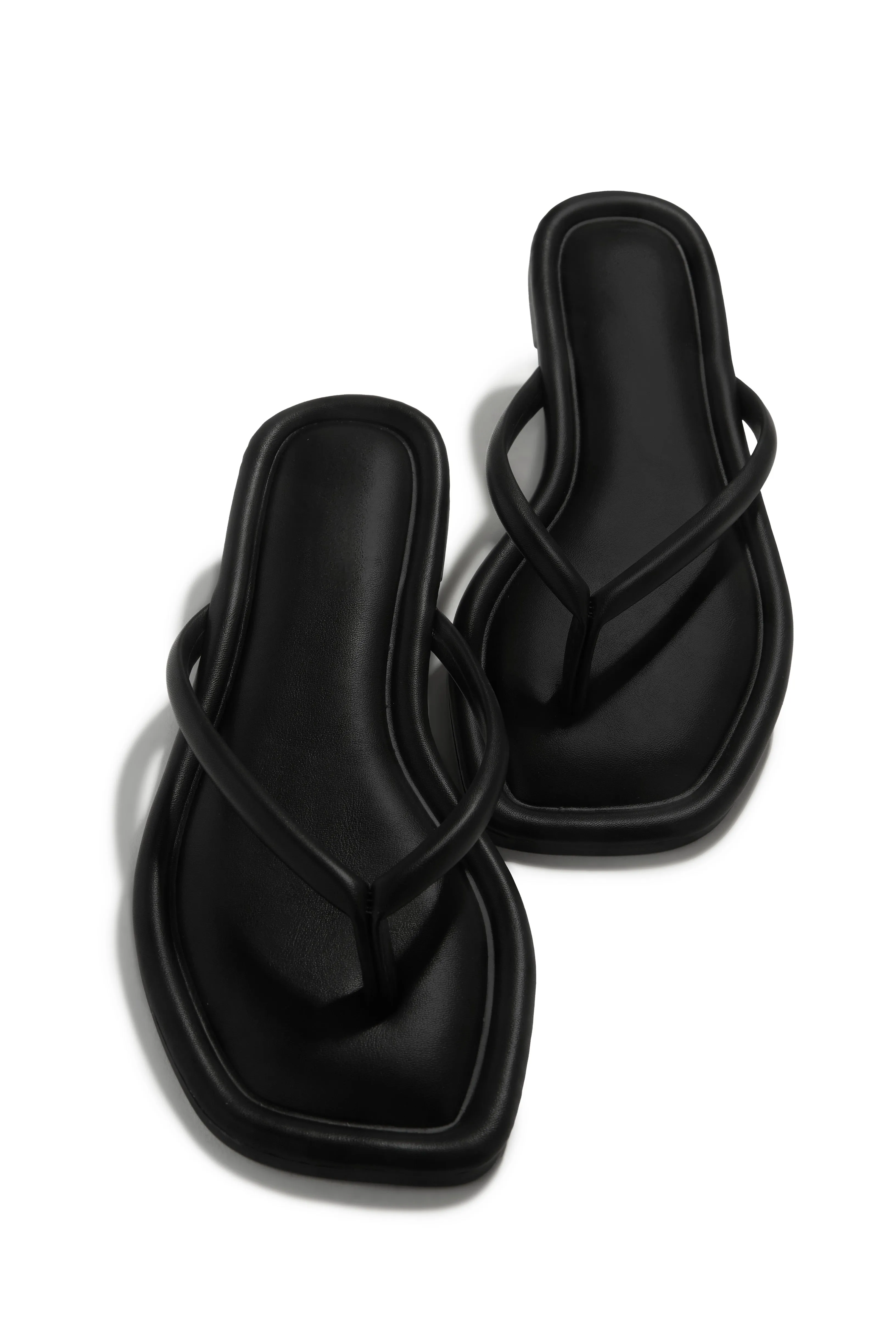 Slip Into Summer Thong Sandals - Black sold by Miss Lola