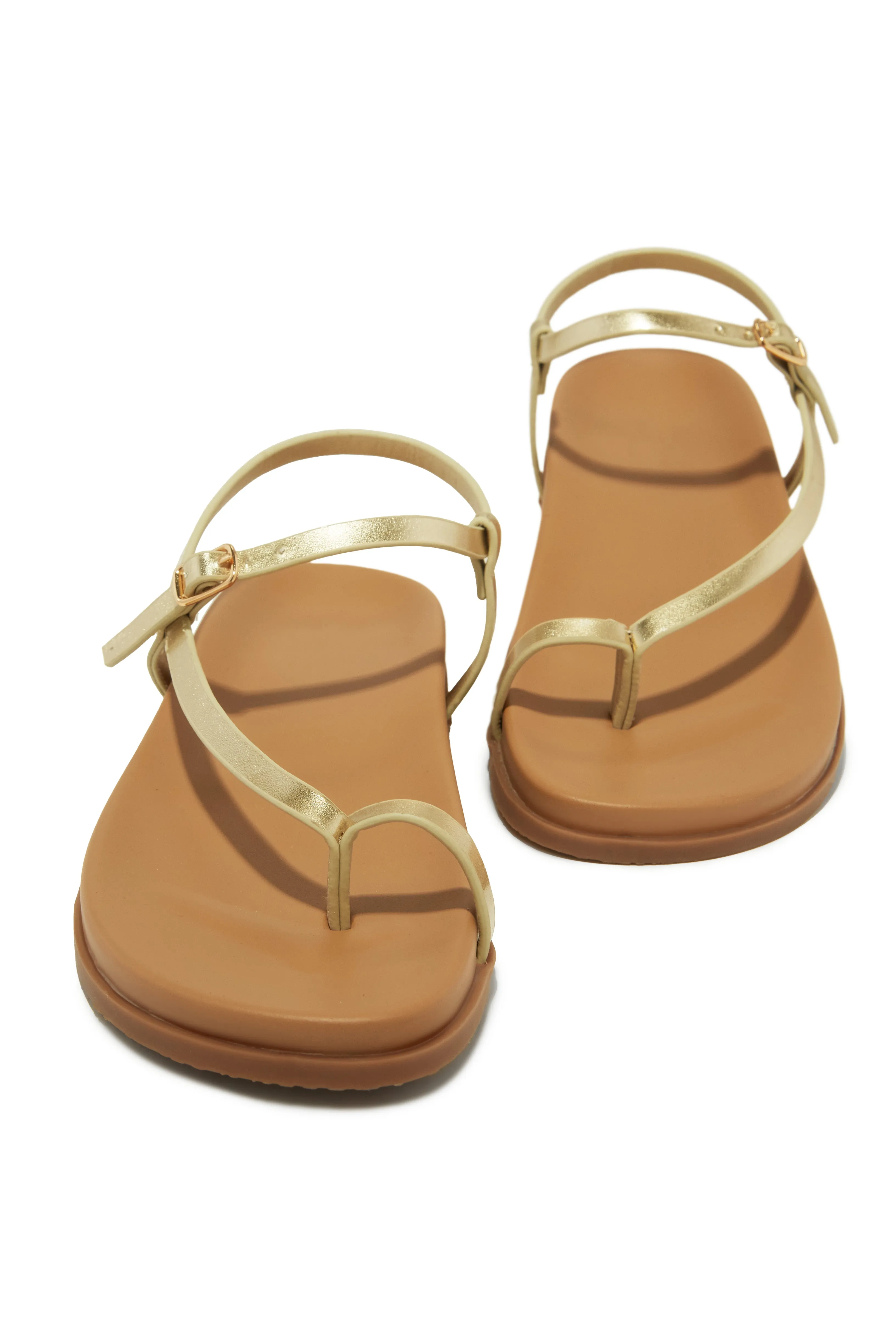 Resort Paradise Asymmetric Sandals - Gold sold by Miss Lola product image thumbnail 2