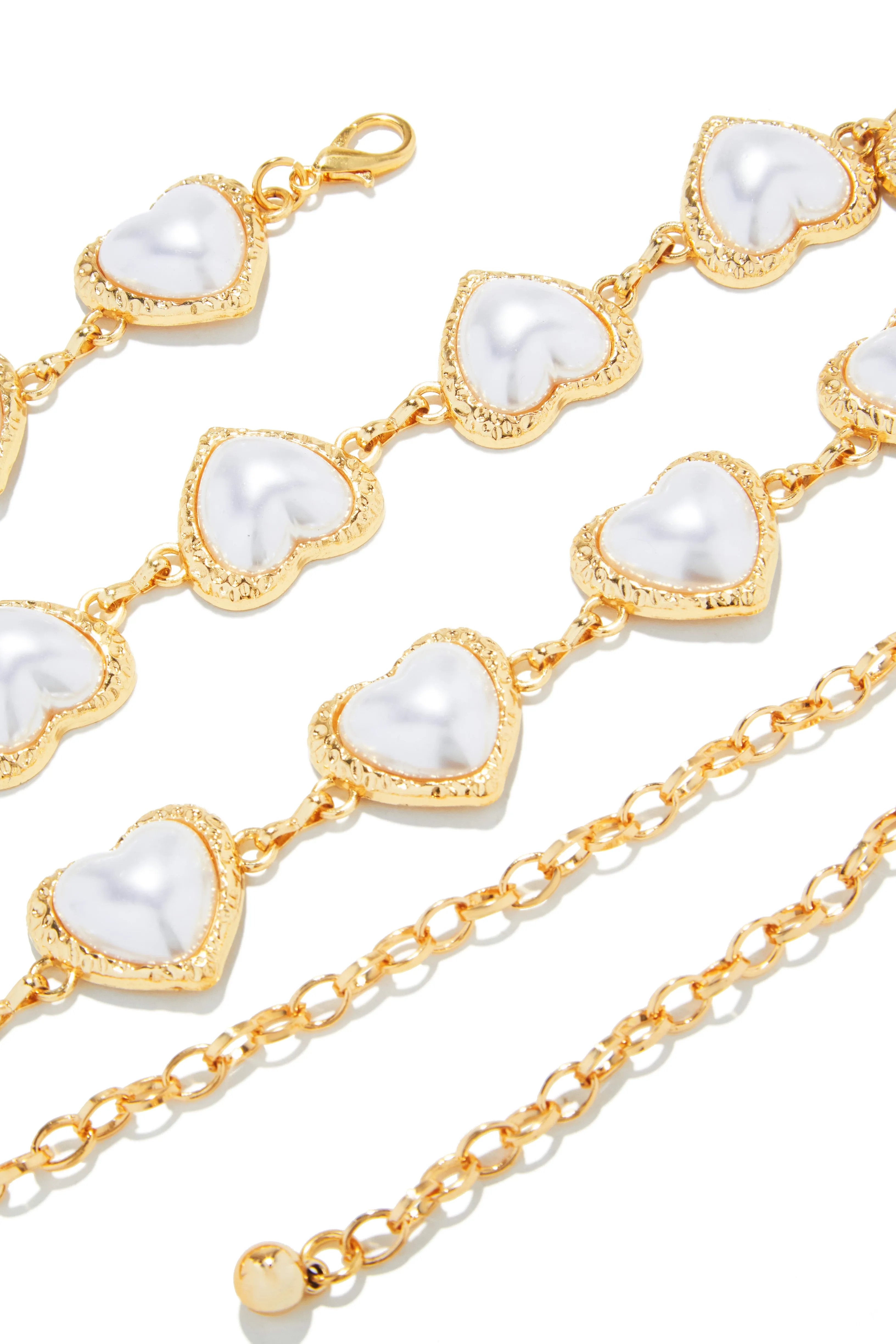 Heart of Hearts Chain Belt - Gold sold by Miss Lola product image thumbnail 4