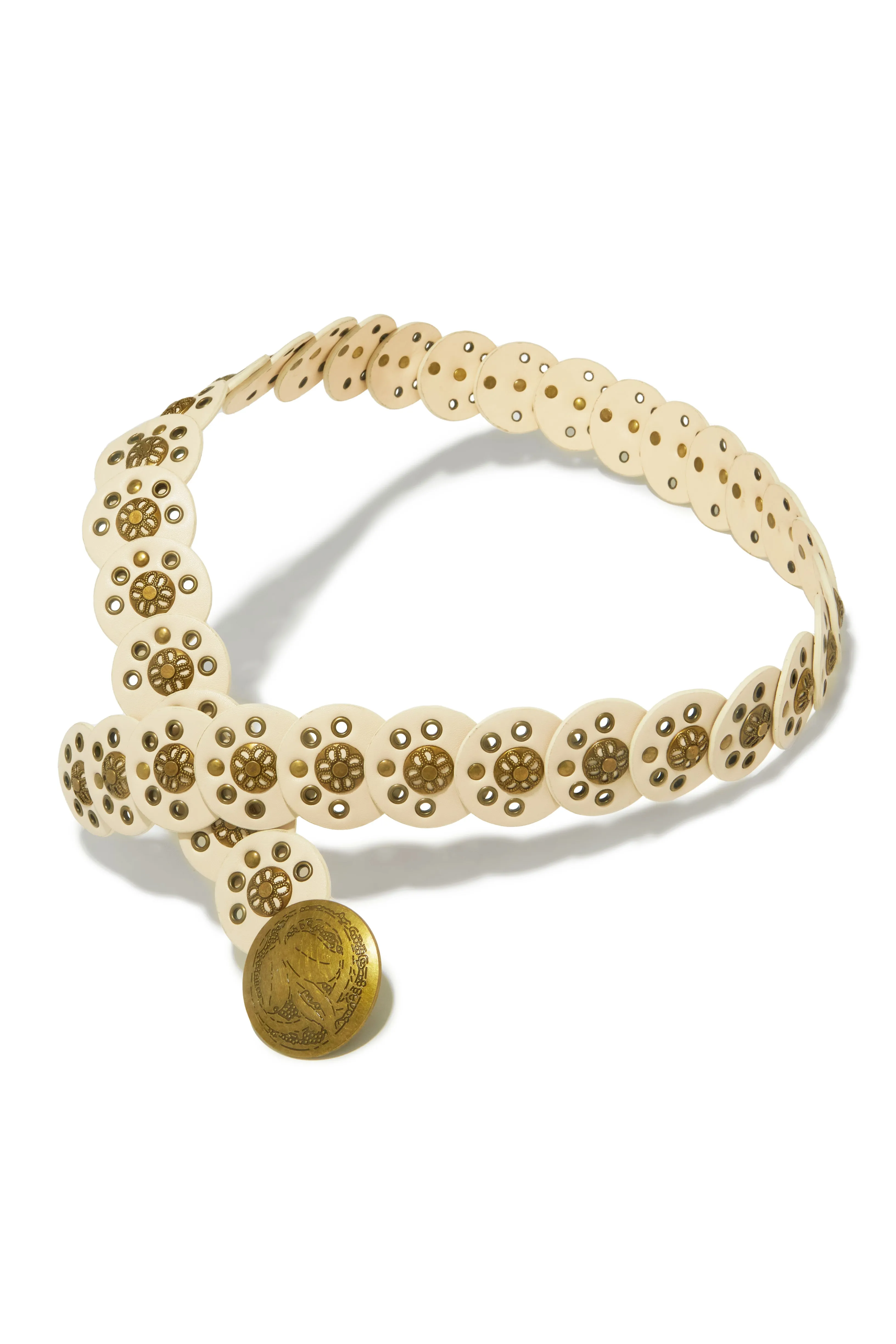 Tabitha Statement Belt - Ivory sold by Miss Lola product image thumbnail 2