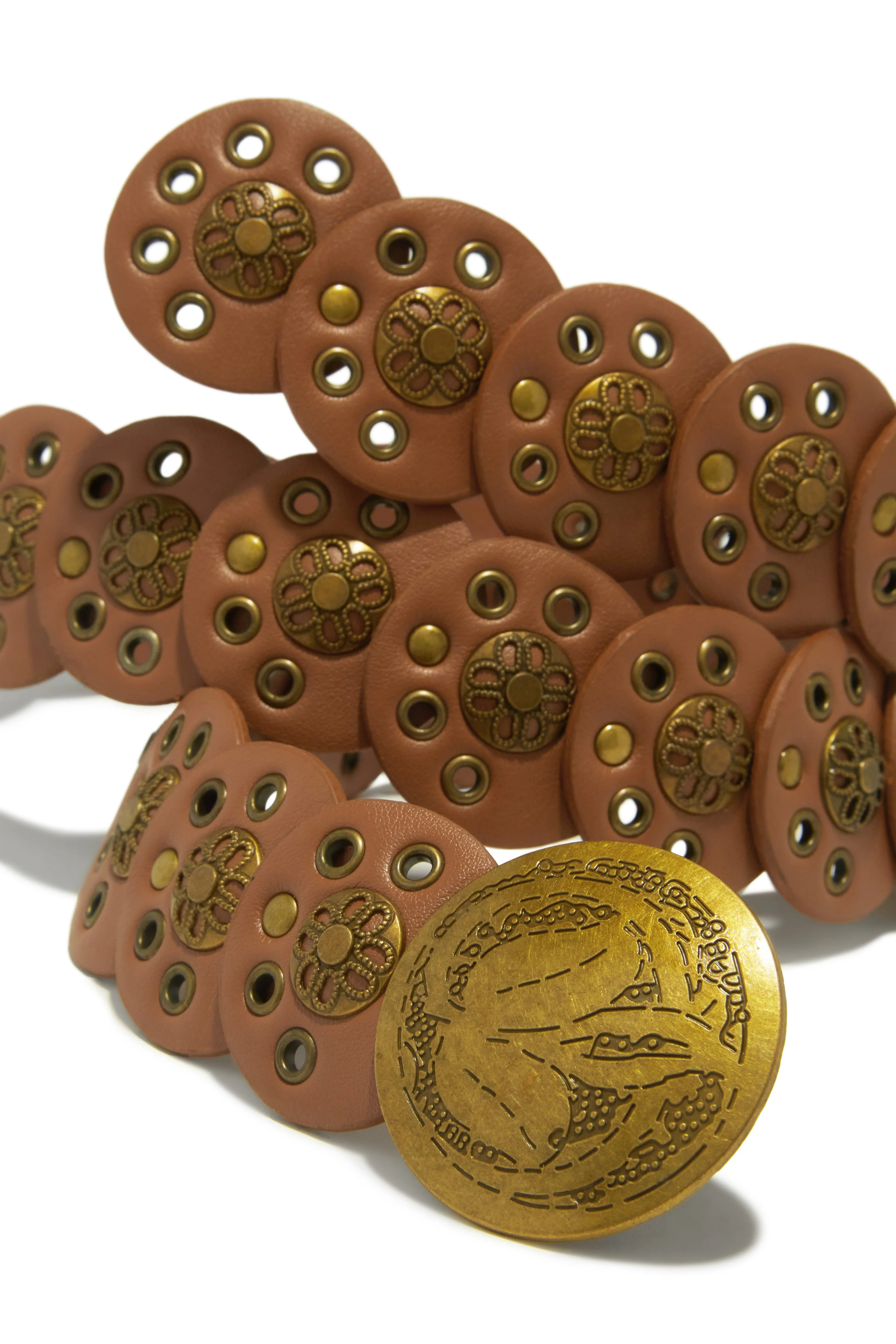 Tabitha Statement Belt - Brown sold by Miss Lola