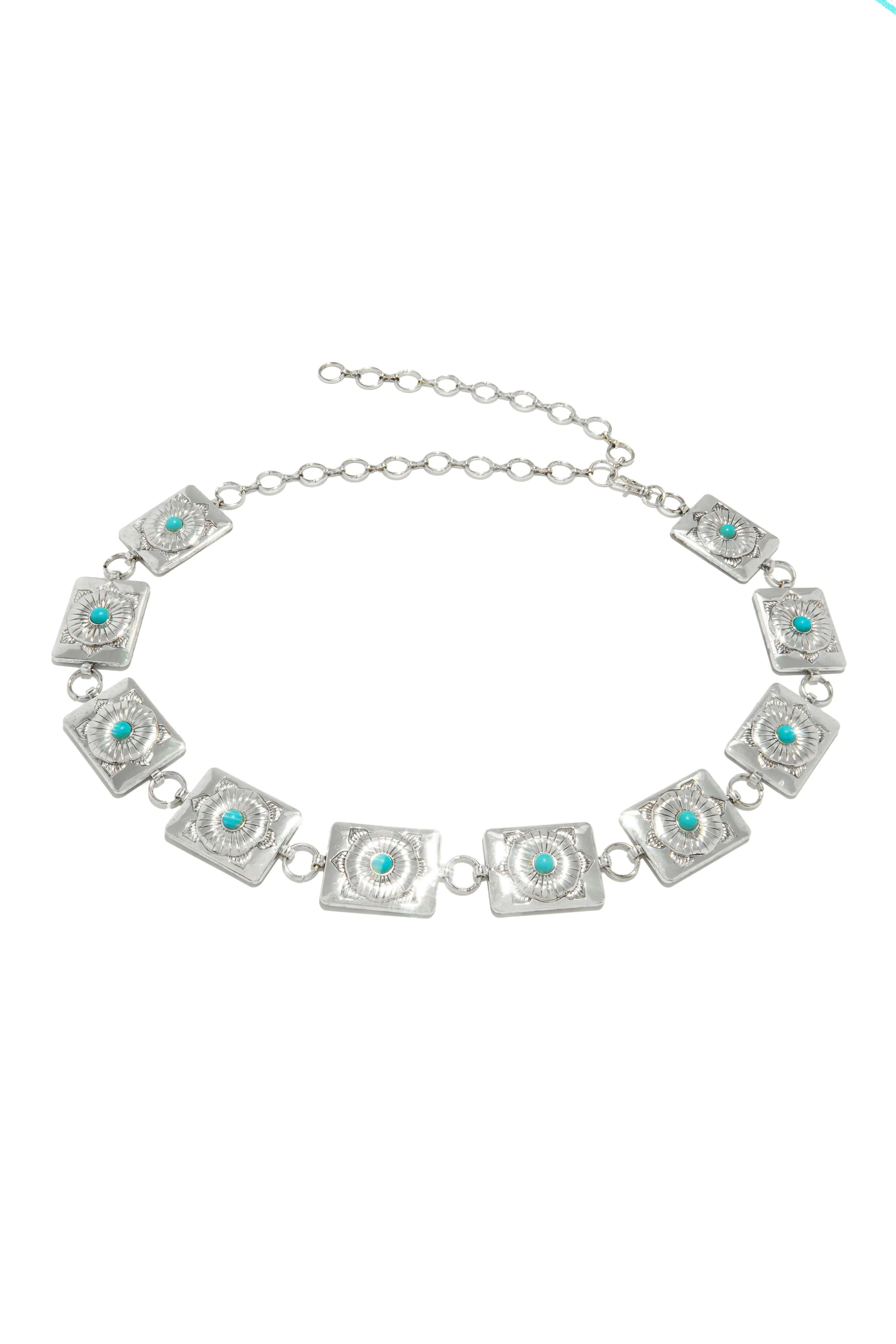 Yelayna Chain Belt - Silver sold by Miss Lola product image thumbnail 3