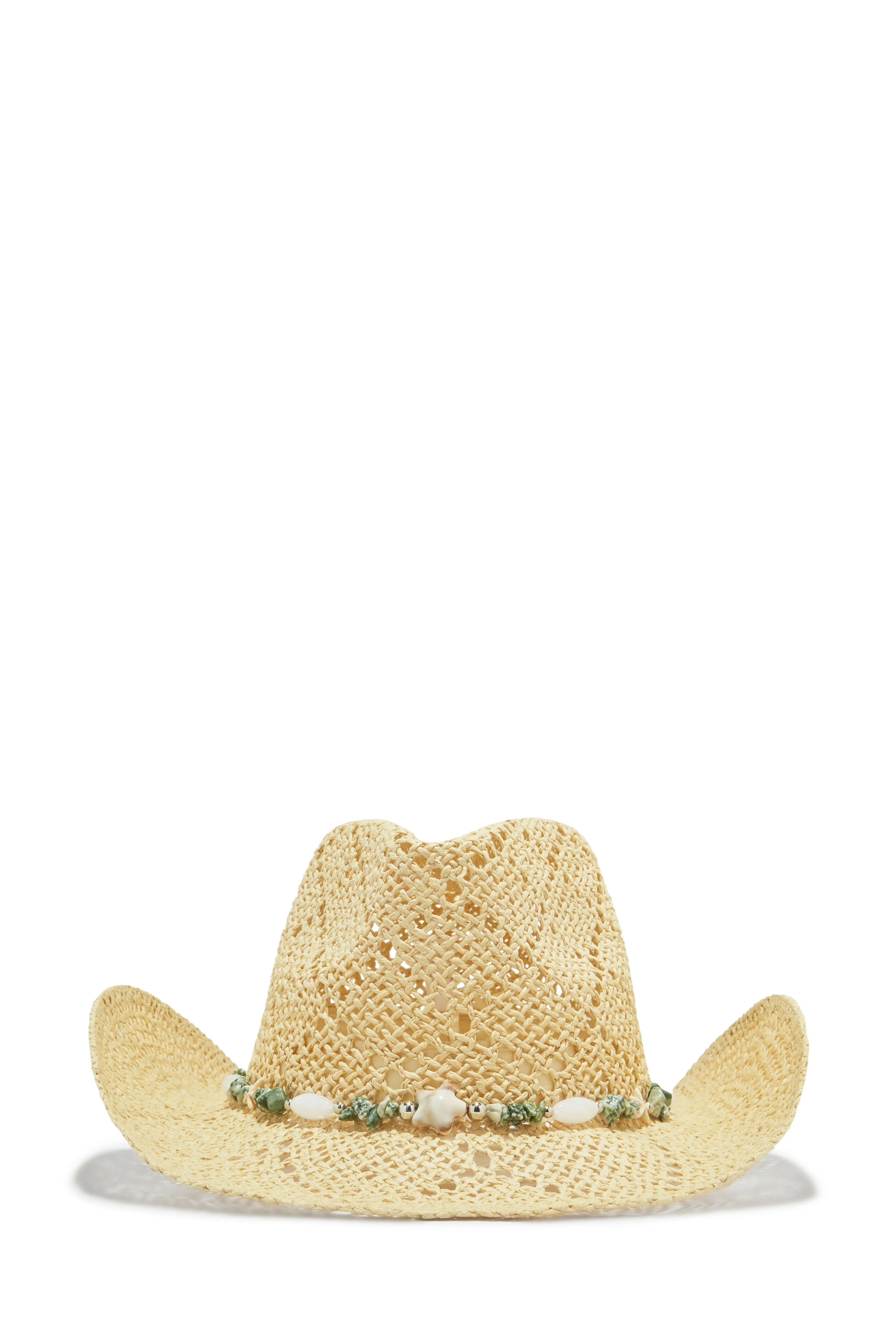 Gloriana Straw Western Hat - Ivory sold by Miss Lola product image thumbnail 4