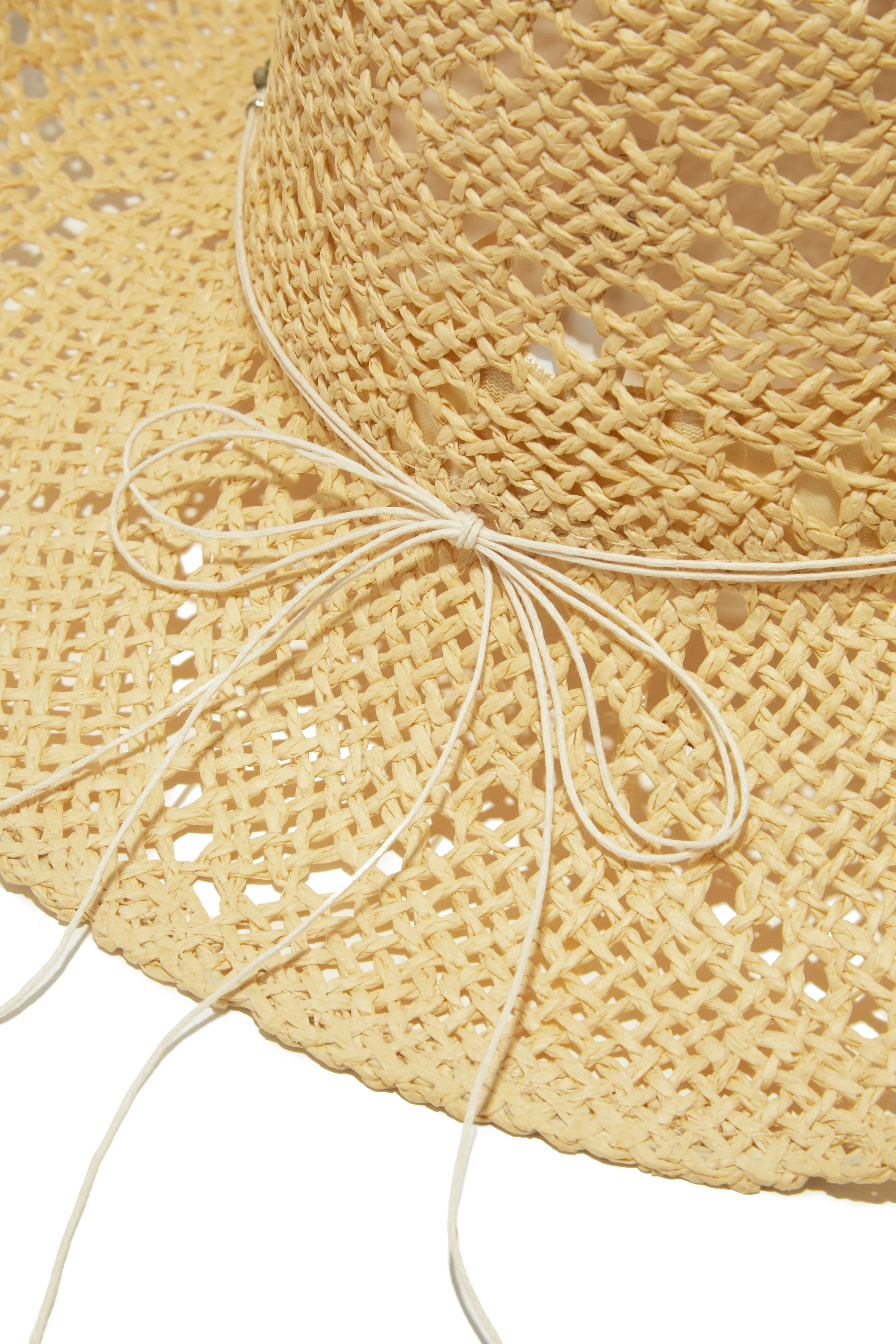 Gloriana Straw Western Hat - Ivory sold by Miss Lola product image thumbnail 3