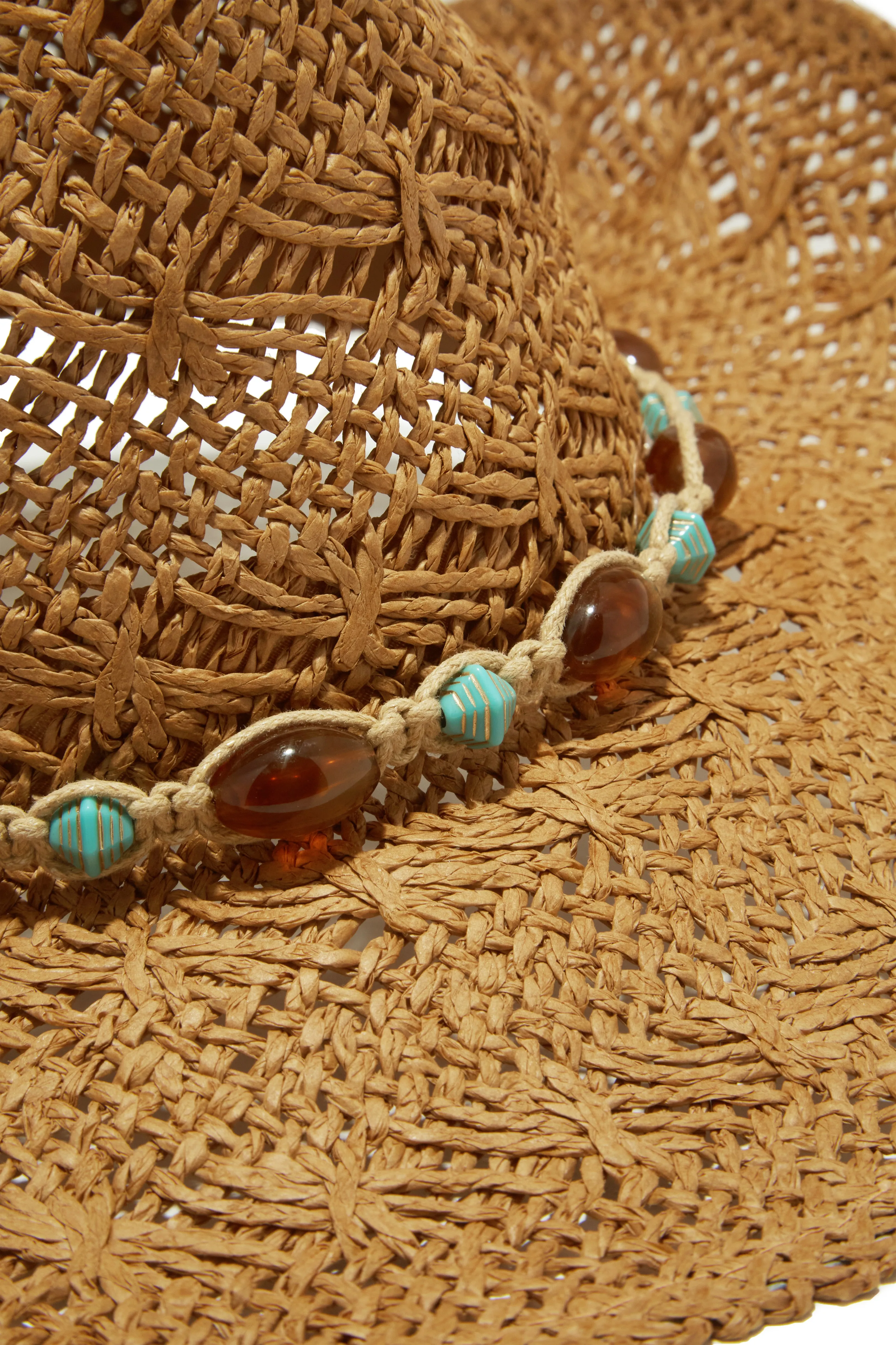 Gloriana Straw Western Hat - Nude sold by Miss Lola product image thumbnail 3