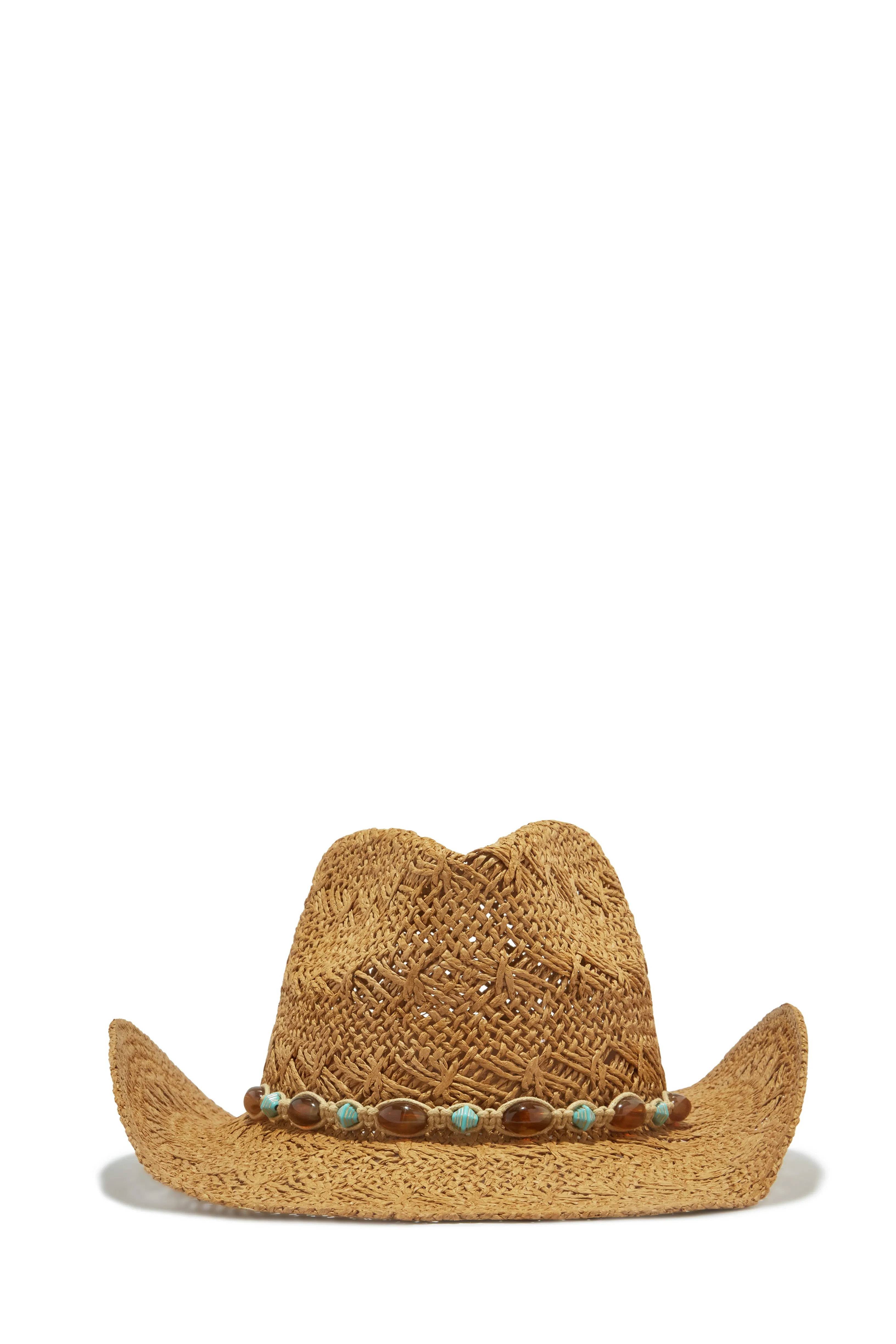 Gloriana Straw Western Hat - Nude sold by Miss Lola product image thumbnail 5
