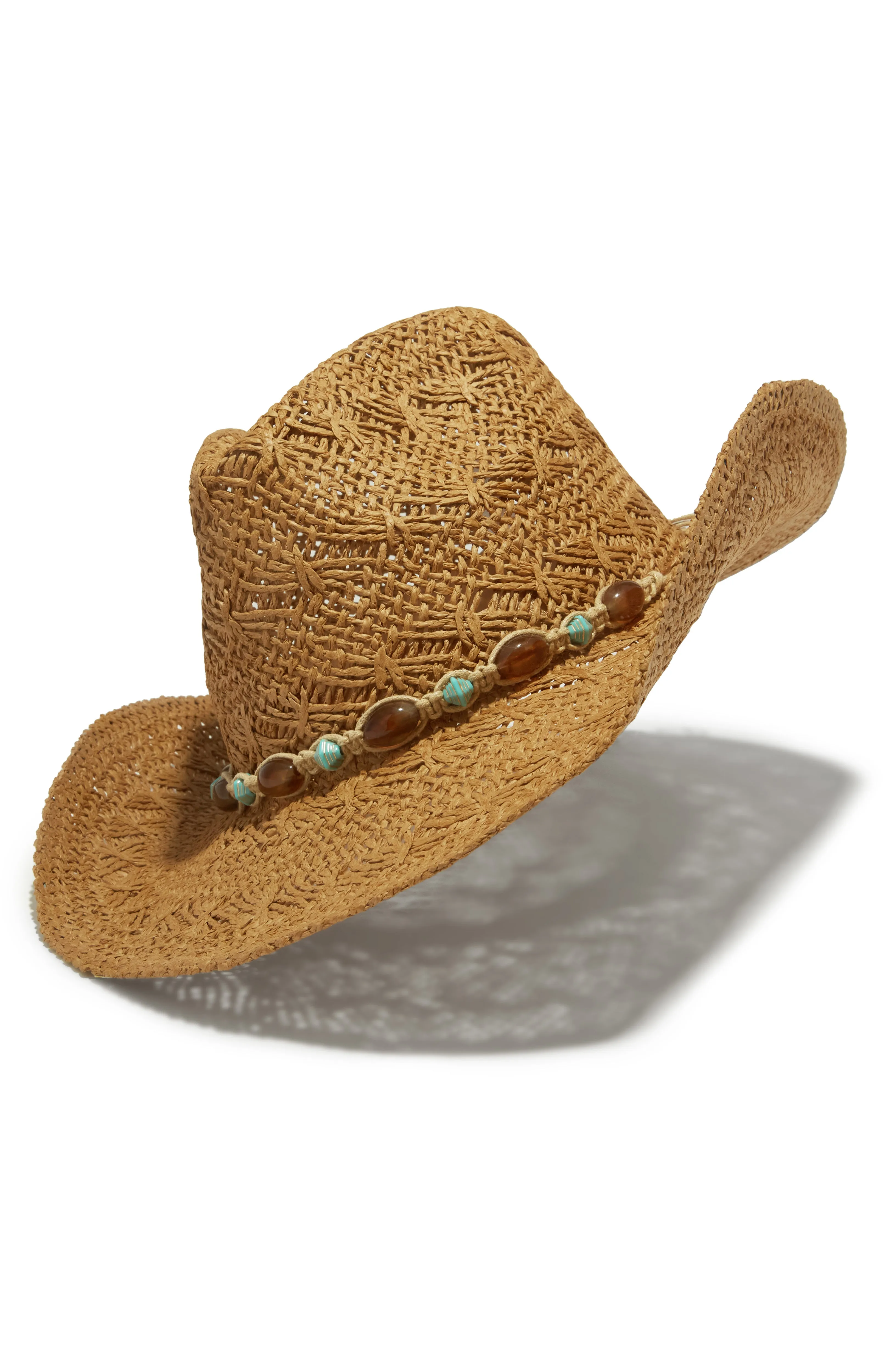 Gloriana Straw Western Hat - Nude sold by Miss Lola