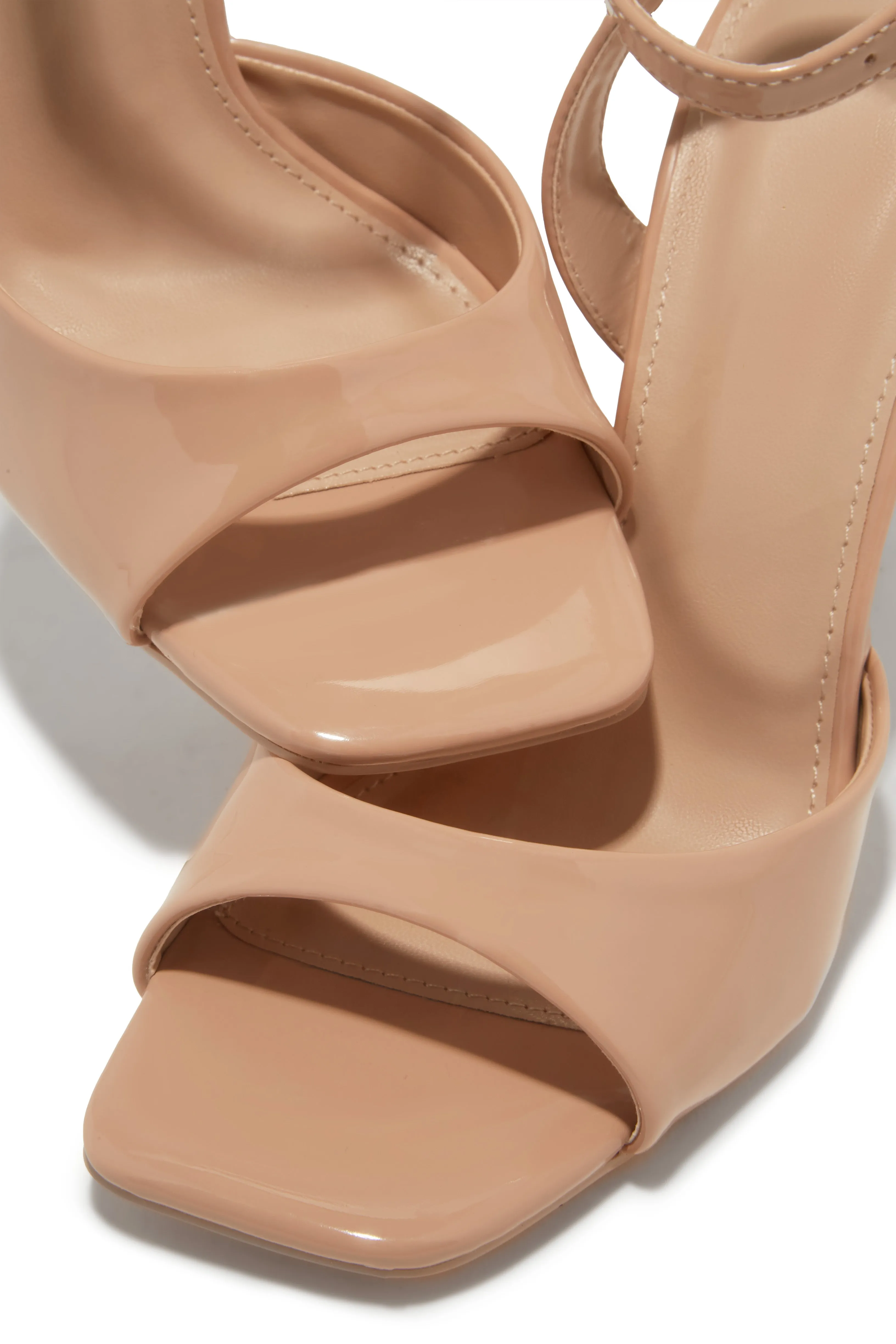 Rubi Mary Jane Strap Heels - Nude sold by Miss Lola product image thumbnail 2