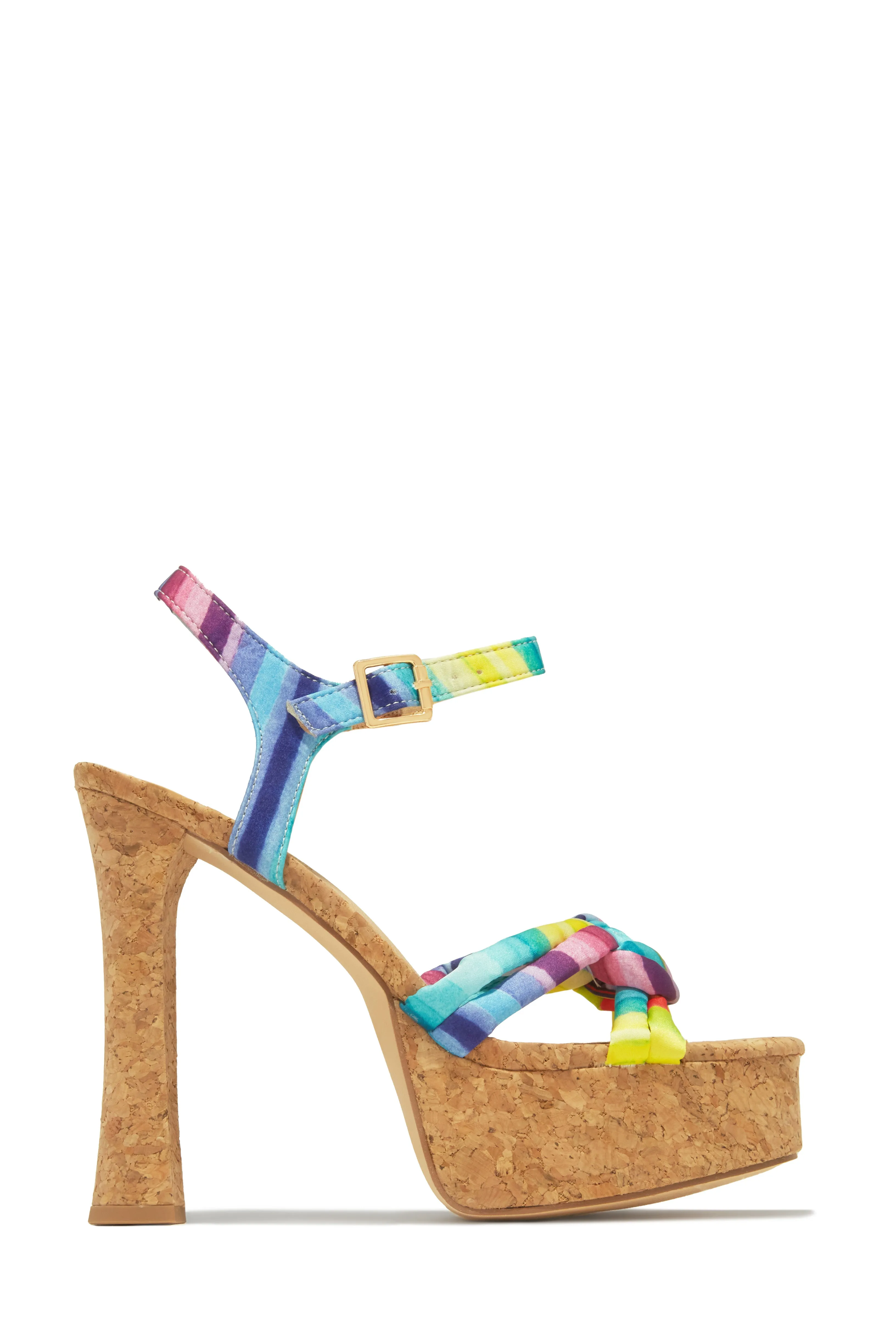 Tiera Platform High Heels - Multi sold by Miss Lola product image thumbnail 2