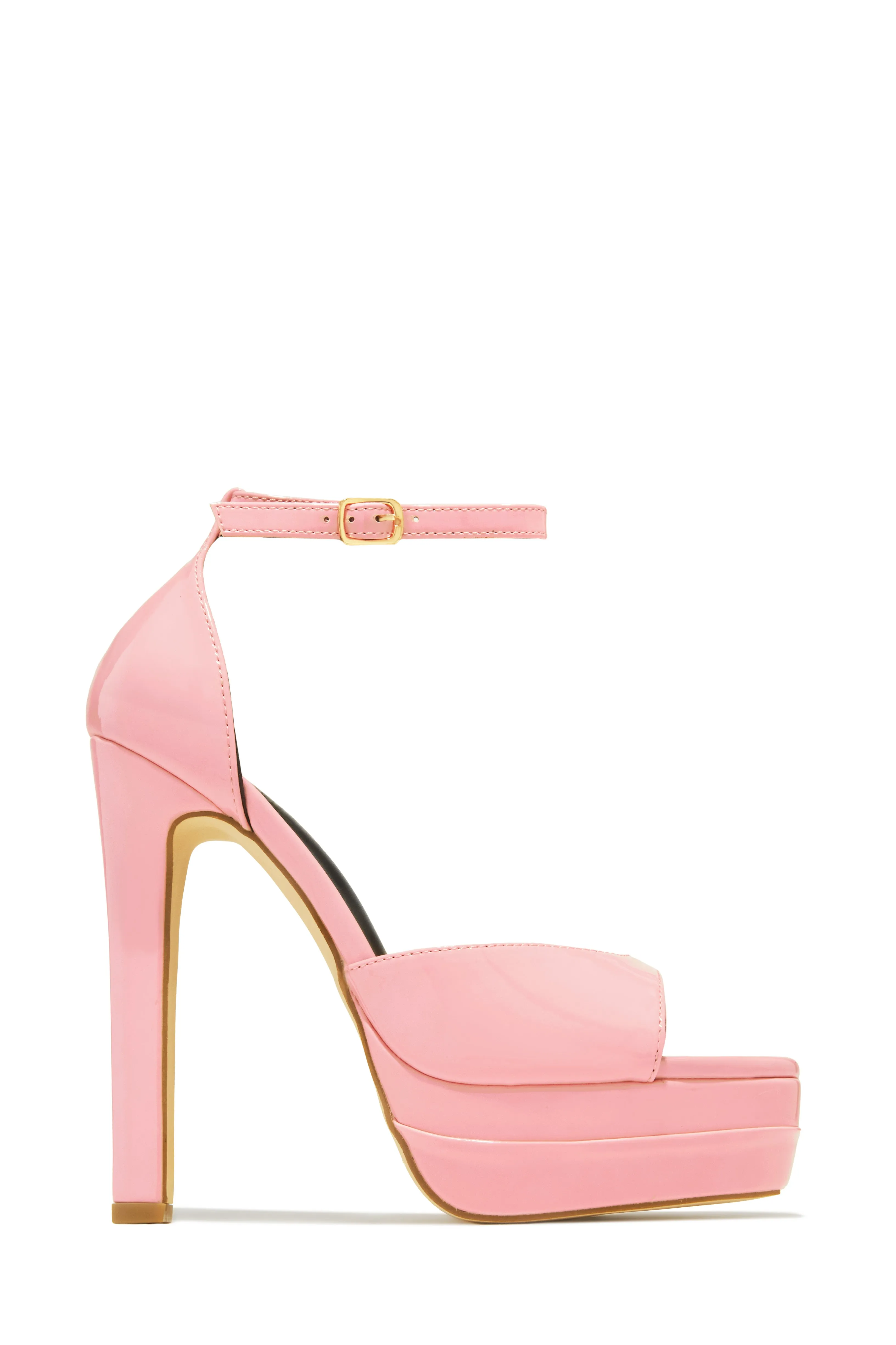 Delilah Platform High Heels - Pink sold by Miss Lola