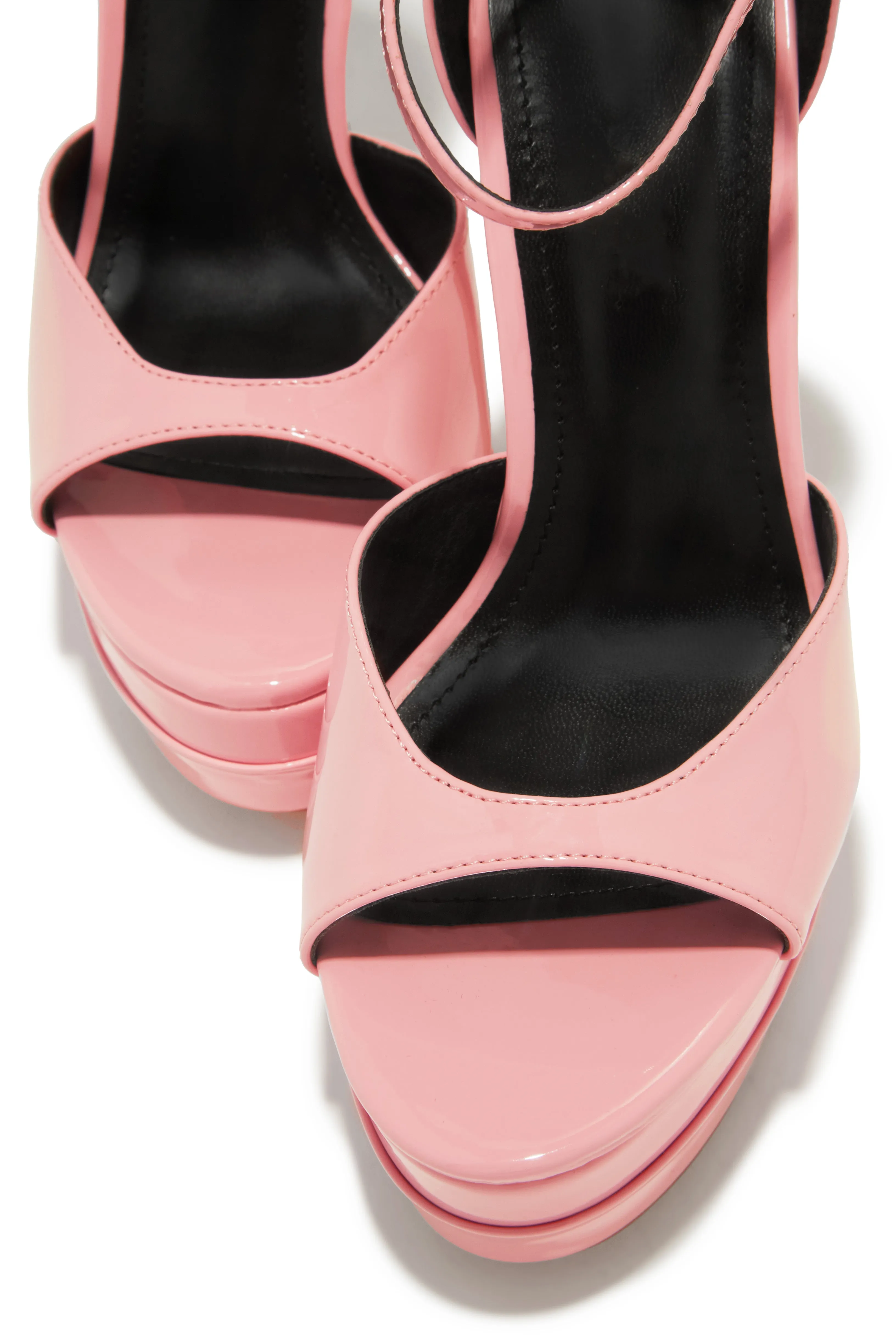 Delilah Platform High Heels - Pink sold by Miss Lola product image thumbnail 2