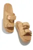 Santorini Getaway Chunky Slip On Sandals - Nude sold by Miss Lola