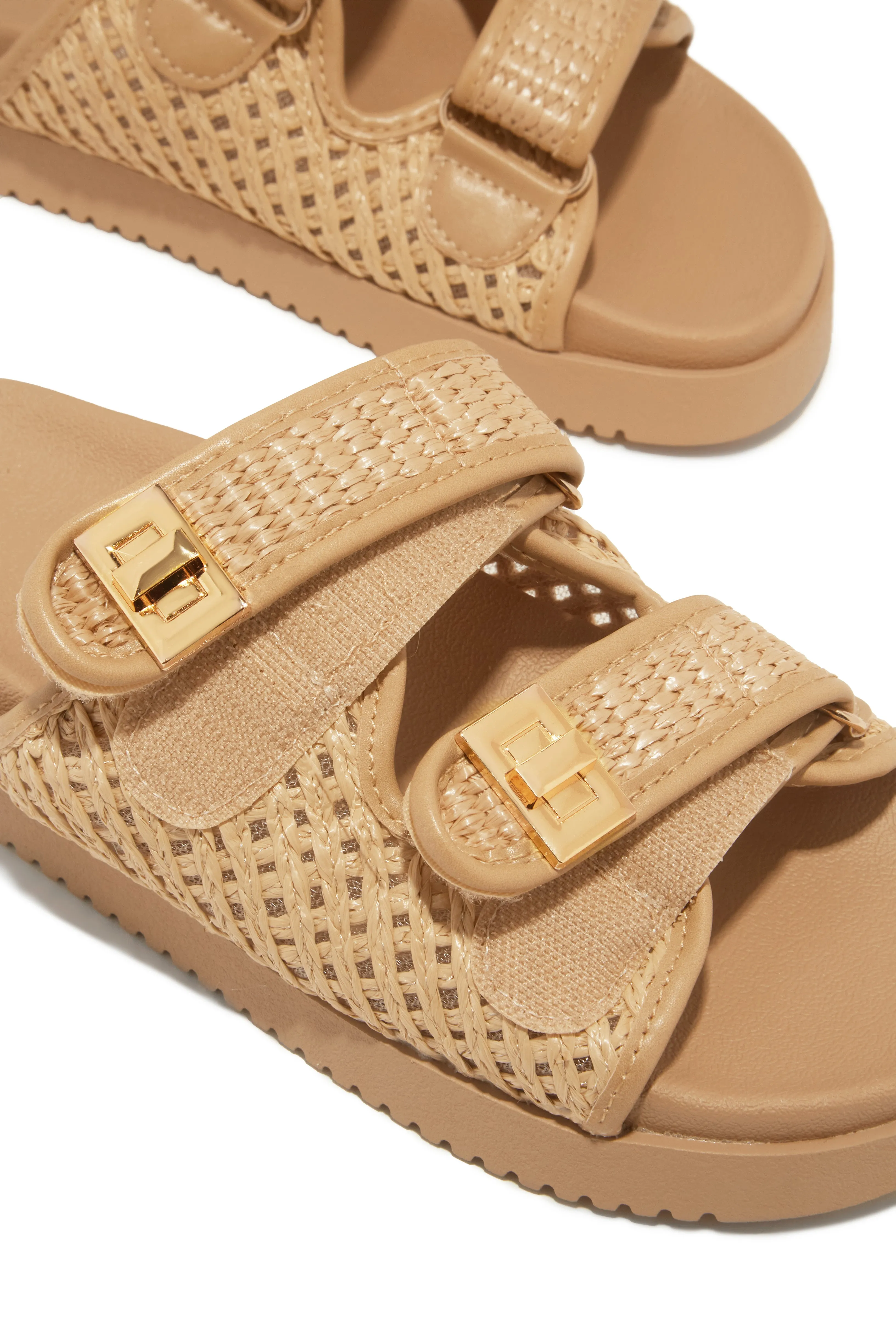 Santorini Getaway Chunky Slip On Sandals - Nude sold by Miss Lola product image thumbnail 3