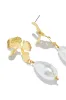 Josette Floral Dangle Earring - Gold sold by Miss Lola