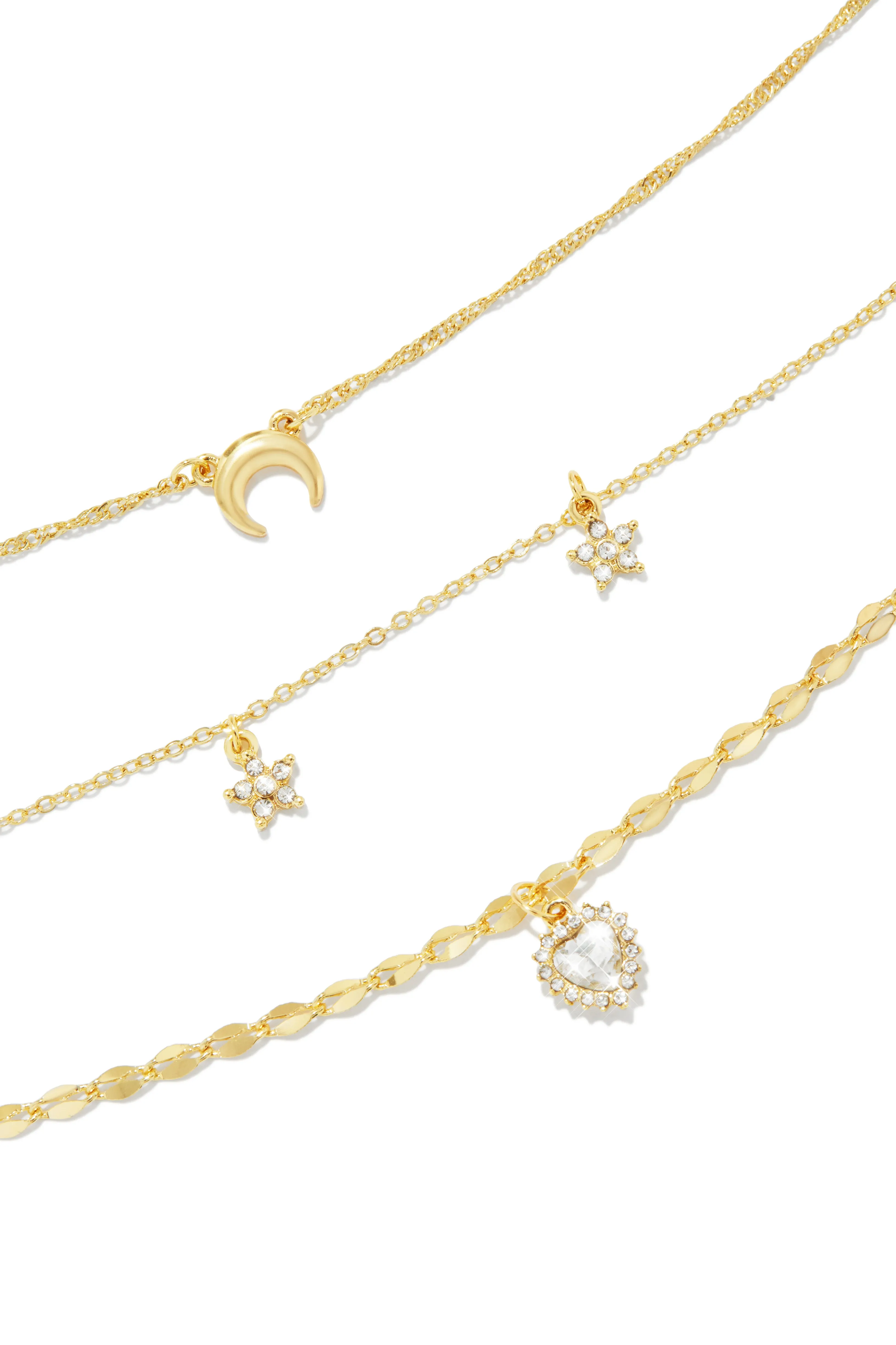 Selena Layered Necklace - Gold sold by Miss Lola product image thumbnail 3