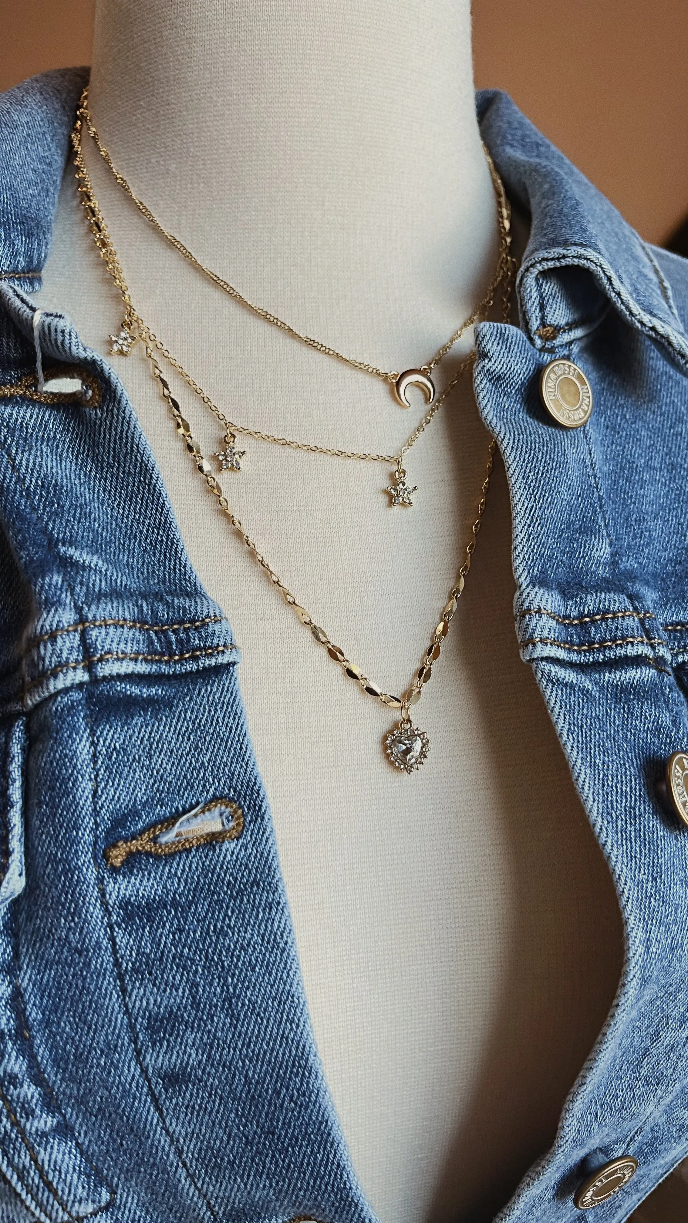 Selena Layered Necklace - Gold sold by Miss Lola product image thumbnail 2