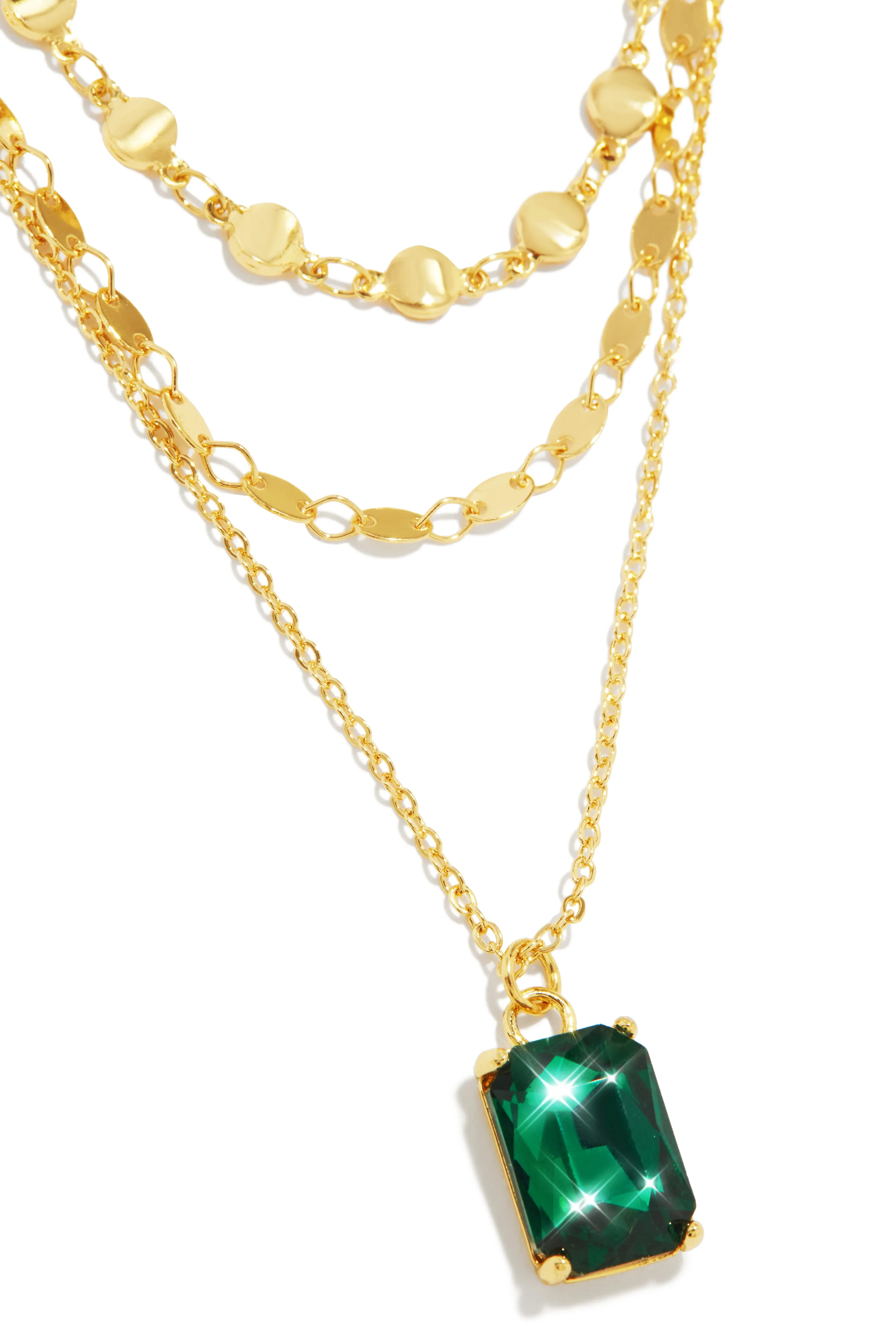 Esmeralda Layered Necklace - Gold sold by Miss Lola product image thumbnail 3