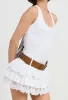 Brynnly Halter Mini Dress - White sold by Miss Lola