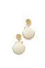 Jasmine Statement Floral Earring - White sold by Miss Lola