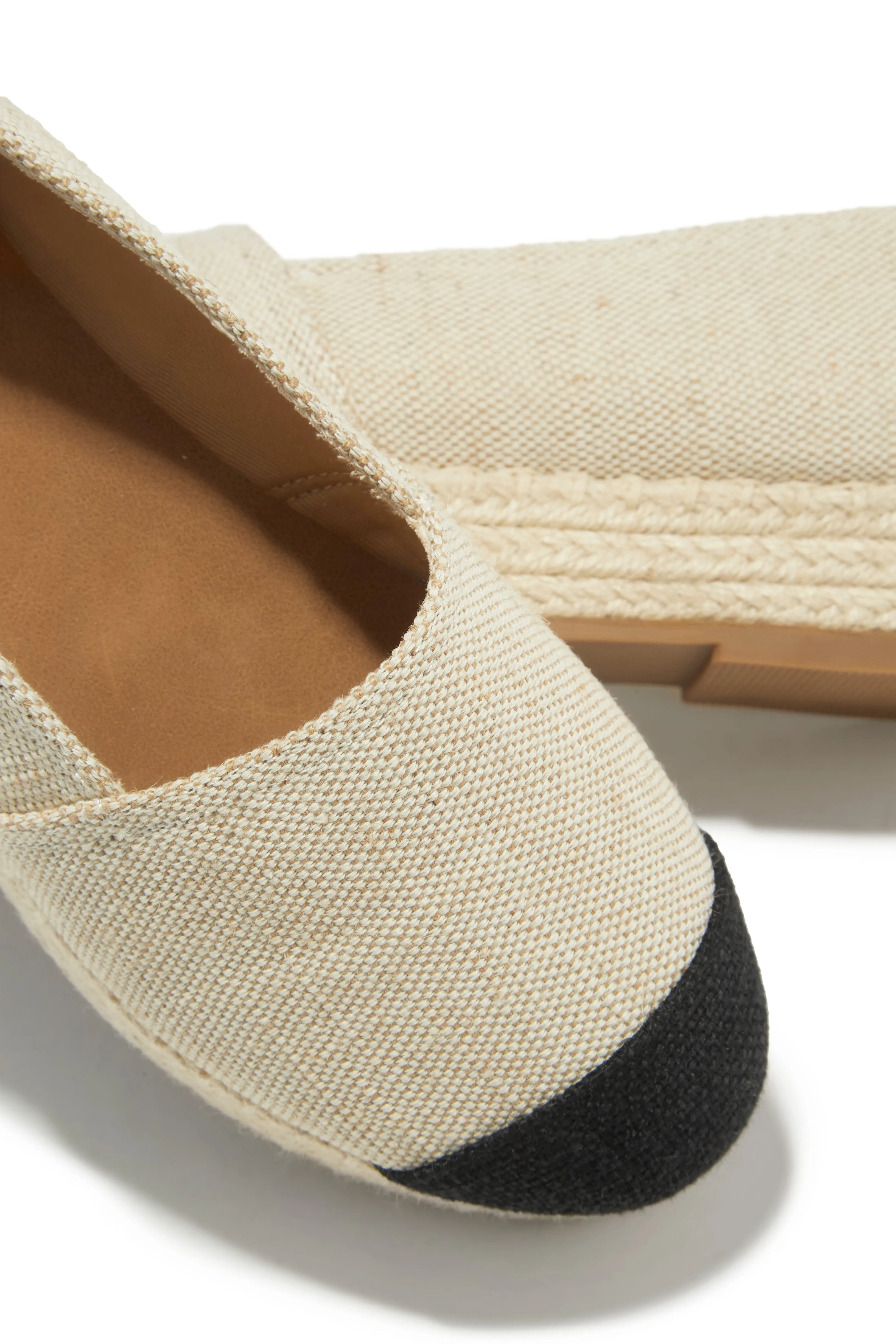 Beach Babe Platform Espadrille Flats - Nude sold by Miss Lola product image thumbnail 2