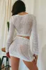 Aubrey Two Piece Skirt Set - Ivory sold by Miss Lola