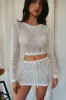 Aubrey Two Piece Skirt Set - Ivory sold by Miss Lola