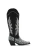 Frankie Embellished Cowgirl Boots - Black sold by Miss Lola