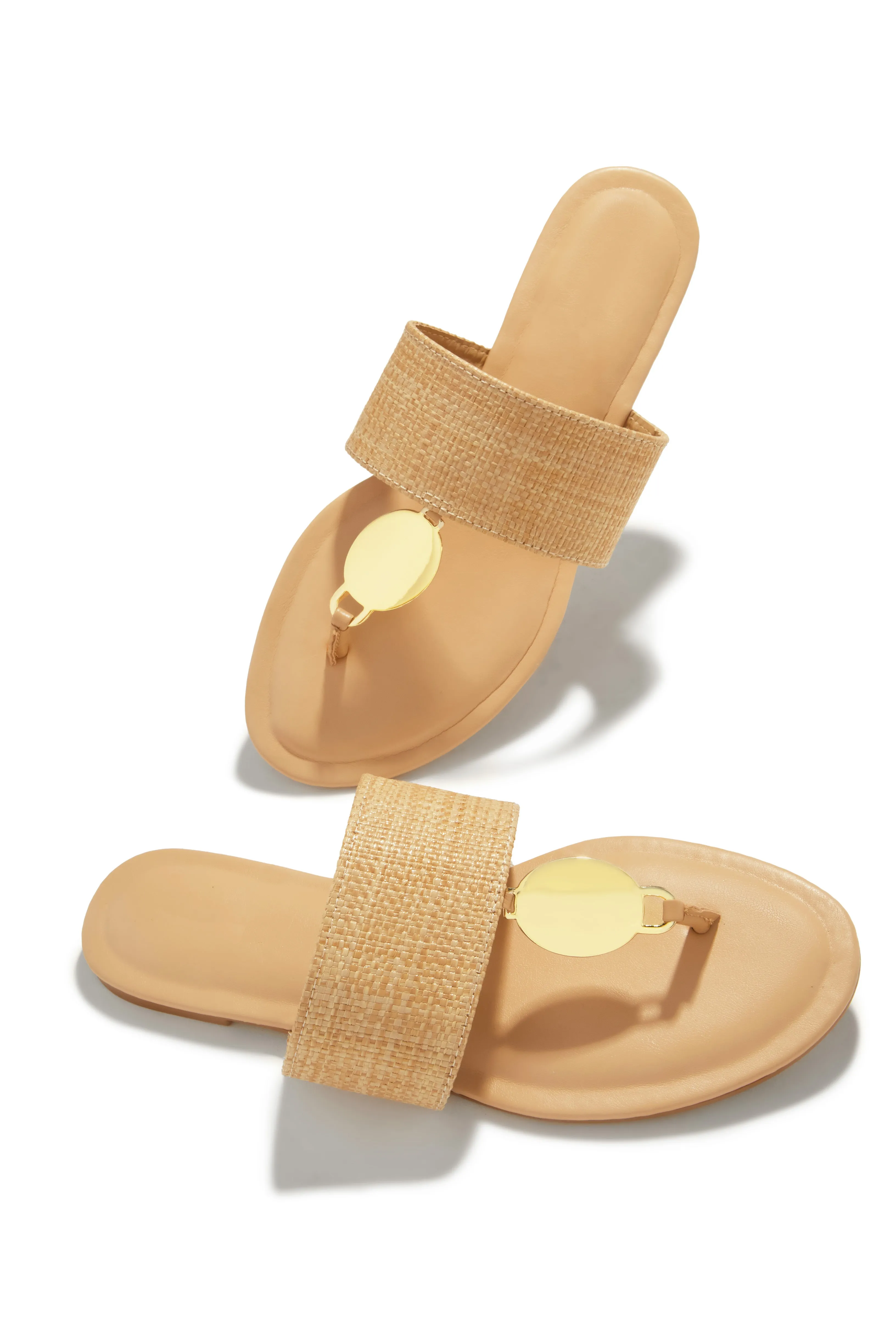 Island Bliss Slip On Sandals - Natural sold by Miss Lola product image thumbnail 3