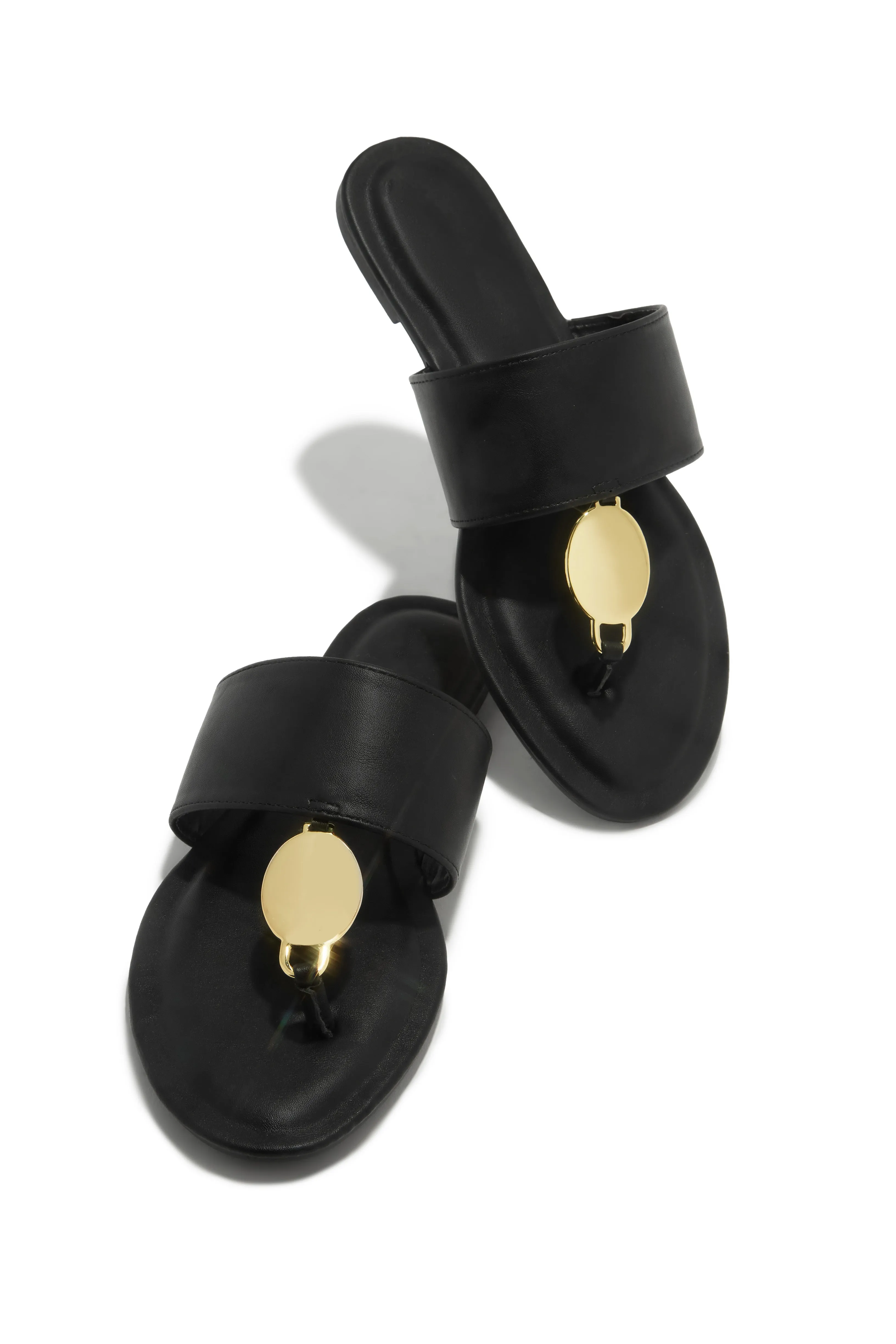 Island Bliss Slip On Sandals - Black sold by Miss Lola product image thumbnail 4