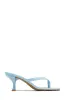 Karley Mid Heel Mules - Light Blue sold by Miss Lola