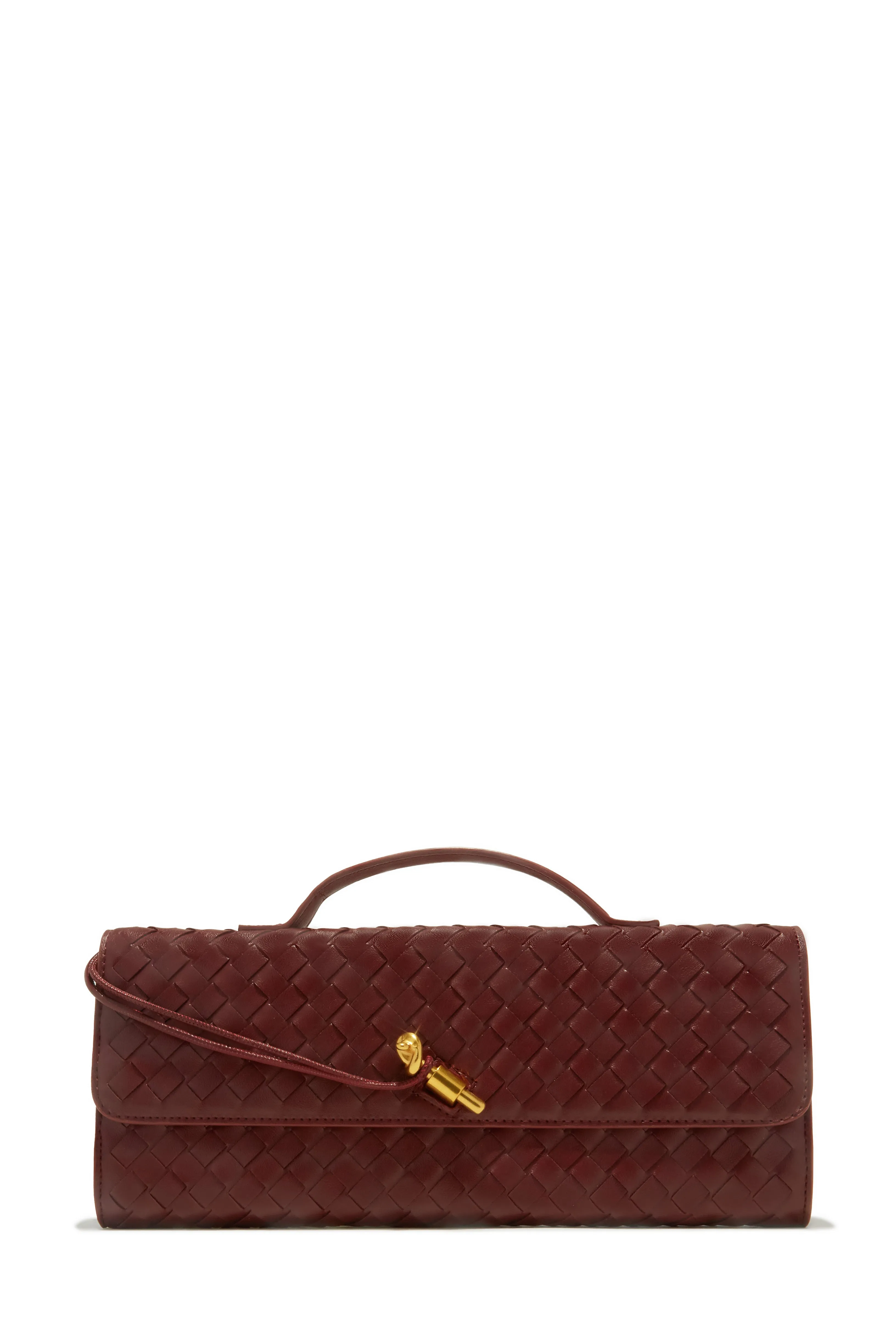 Nadia Crossbody Handbag - Burgundy sold by Miss Lola product image thumbnail 3