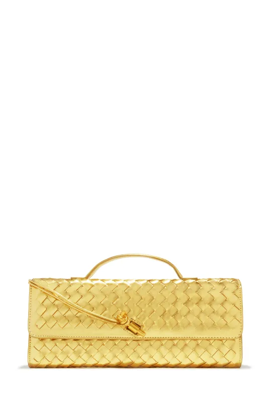 Nadia Crossbody Handbag - Gold sold by Miss Lola
