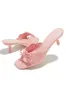 Lani Mid Heel Mules - Pink sold by Miss Lola