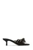 Lani Mid Heel Mules - Black sold by Miss Lola