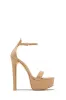 Raylee Platform High Heels - Nude sold by Miss Lola