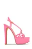 Jazari Platform Heels - Pink sold by Miss Lola