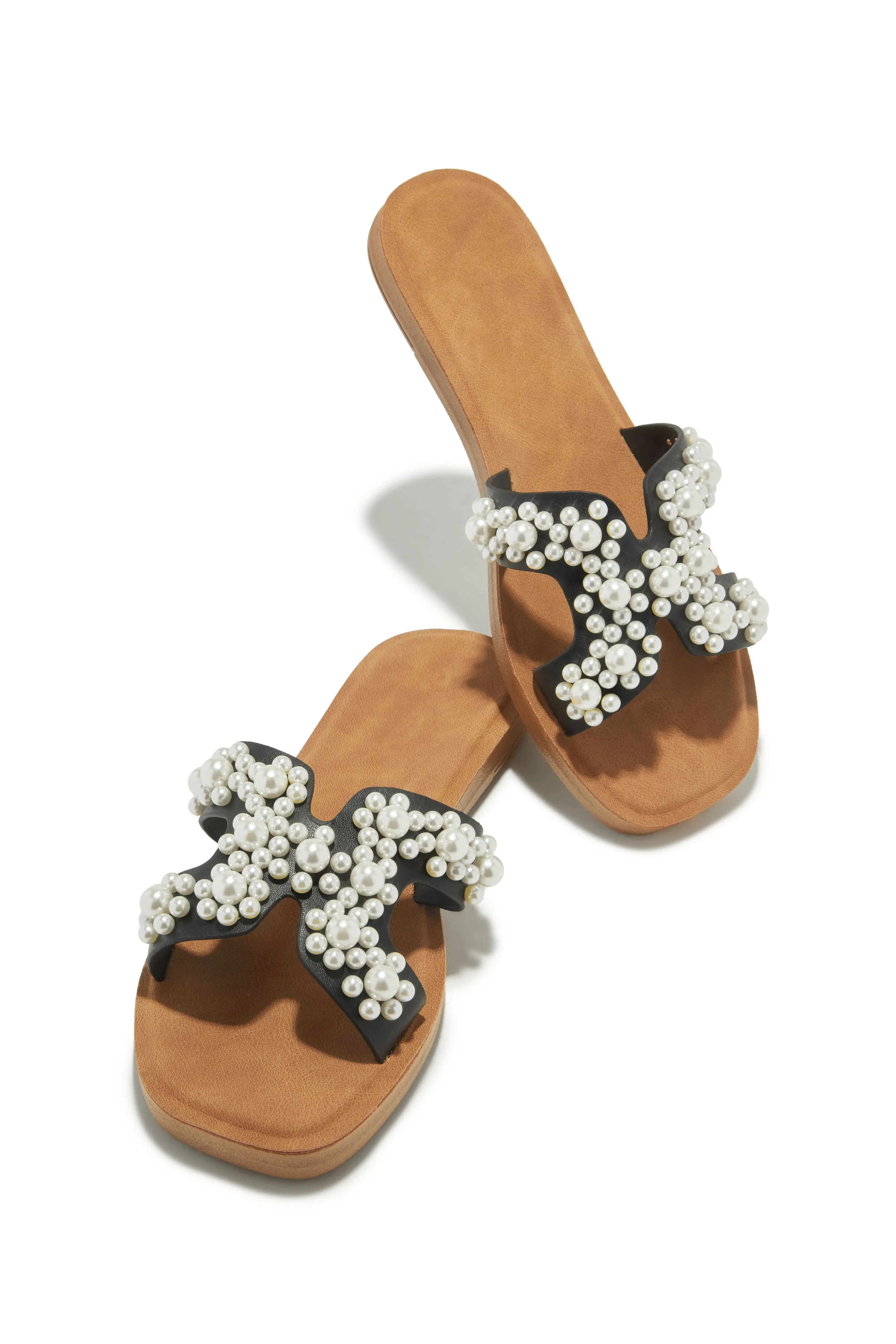 Palm Beach Slip In Sandals - Black sold by Miss Lola product image thumbnail 5
