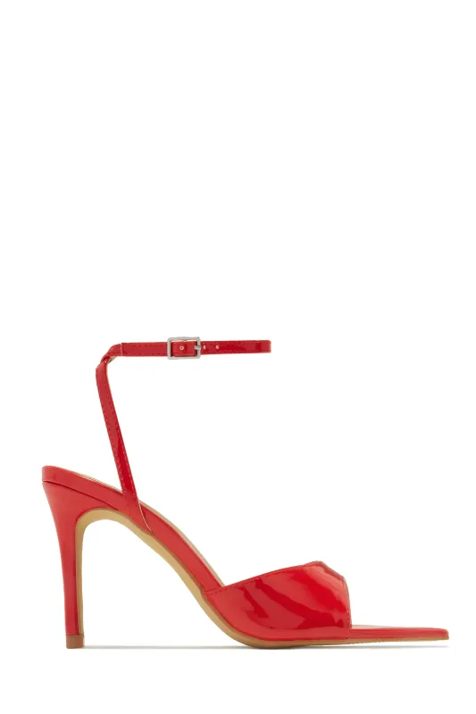 Amanda Single Sole Heels - Red sold by Miss Lola