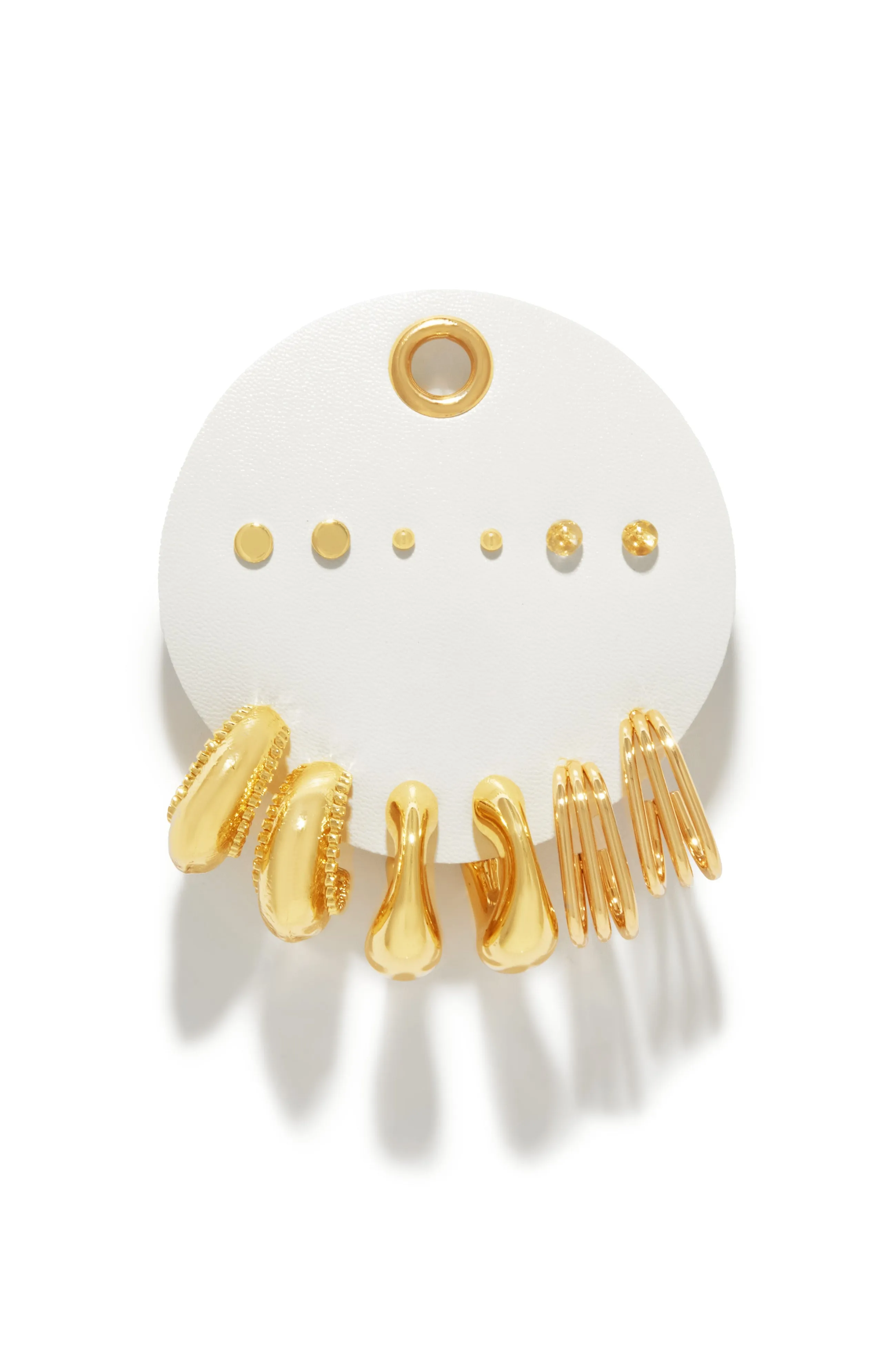 Ally Multi Earring Set - Gold sold by Miss Lola